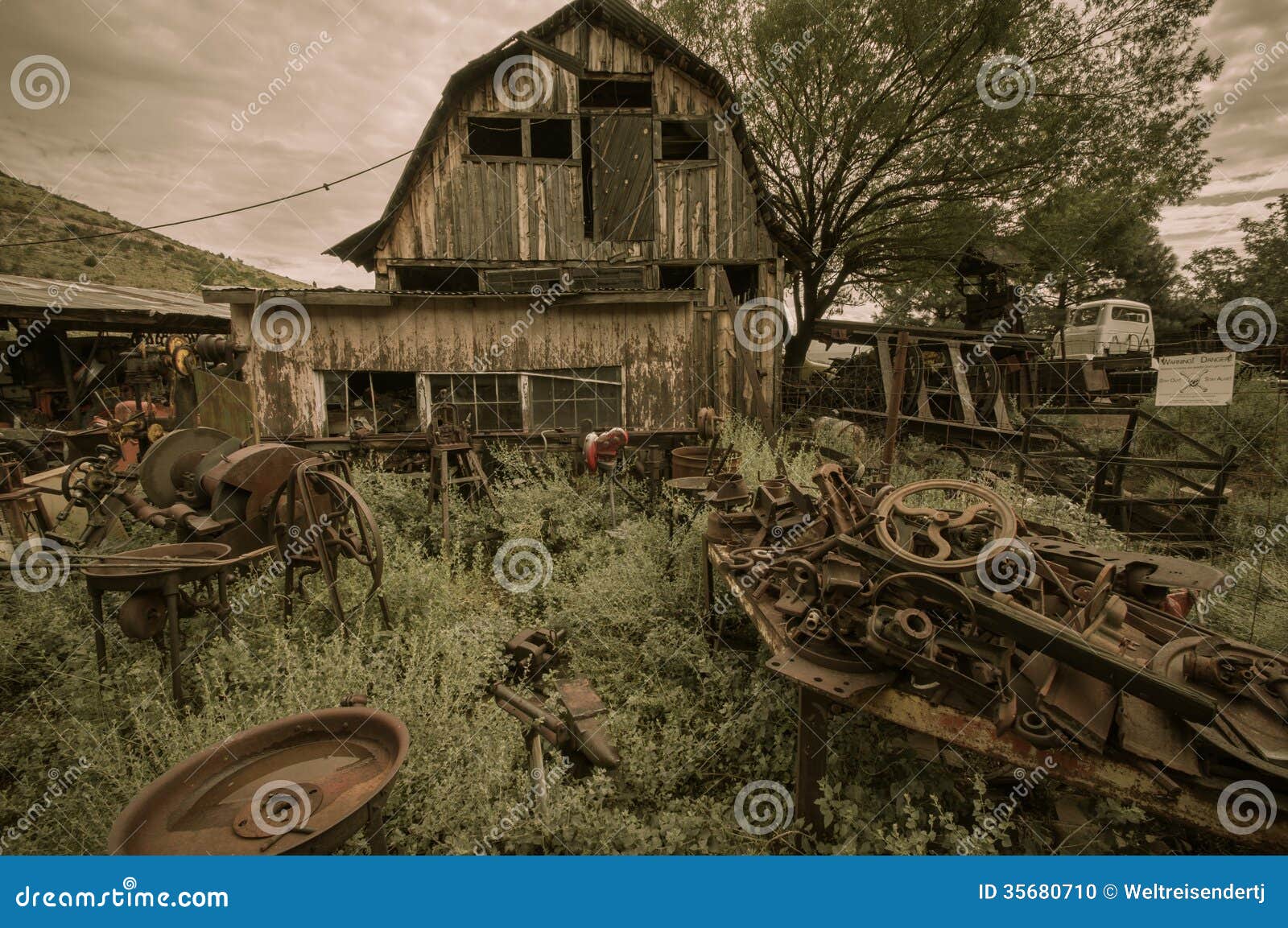 Jerome Arizona western house. Jerome Arizona Ghost Town western house and trash