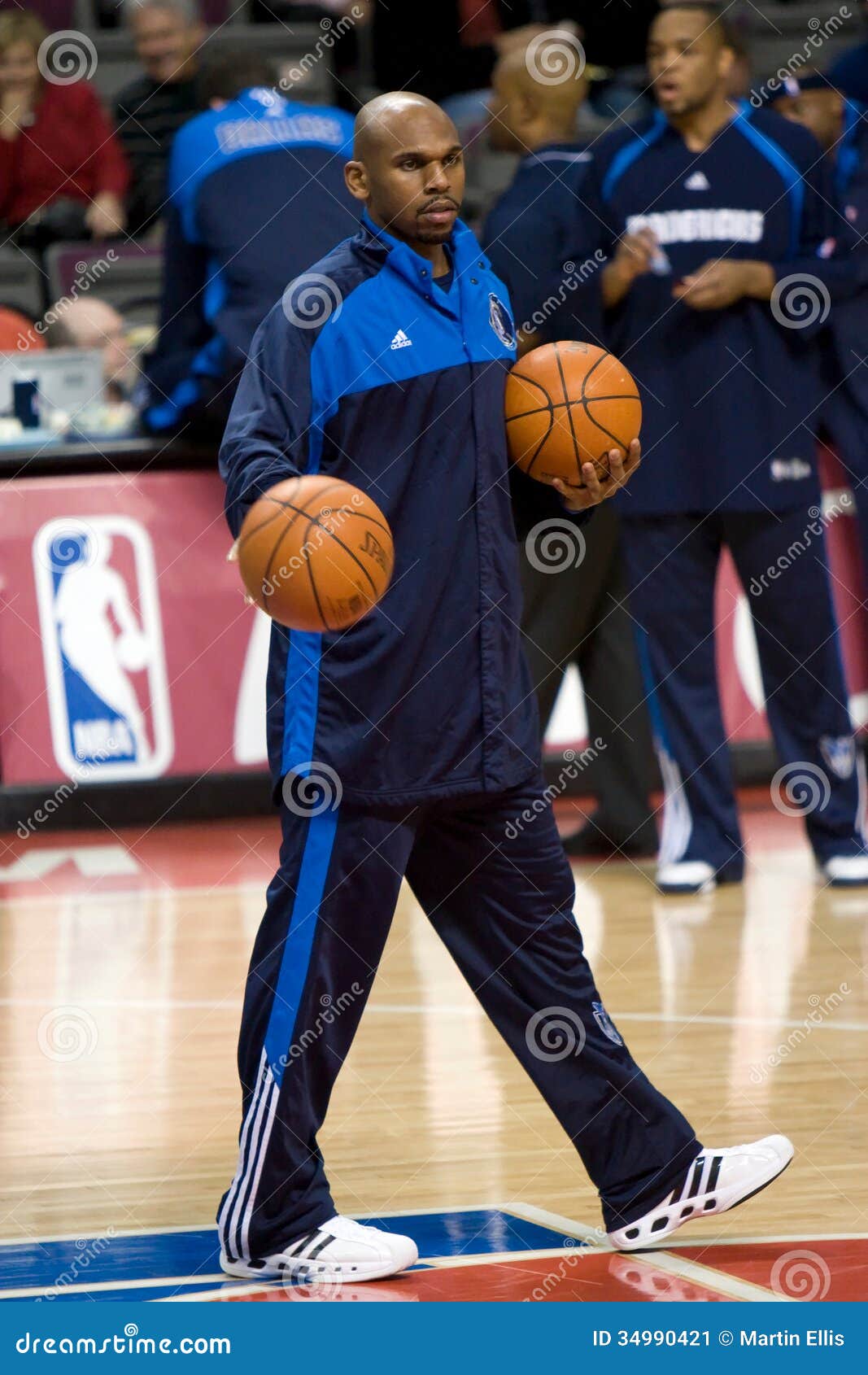 Jerry Stackhouse of the Detroit Pistons looks on during a game