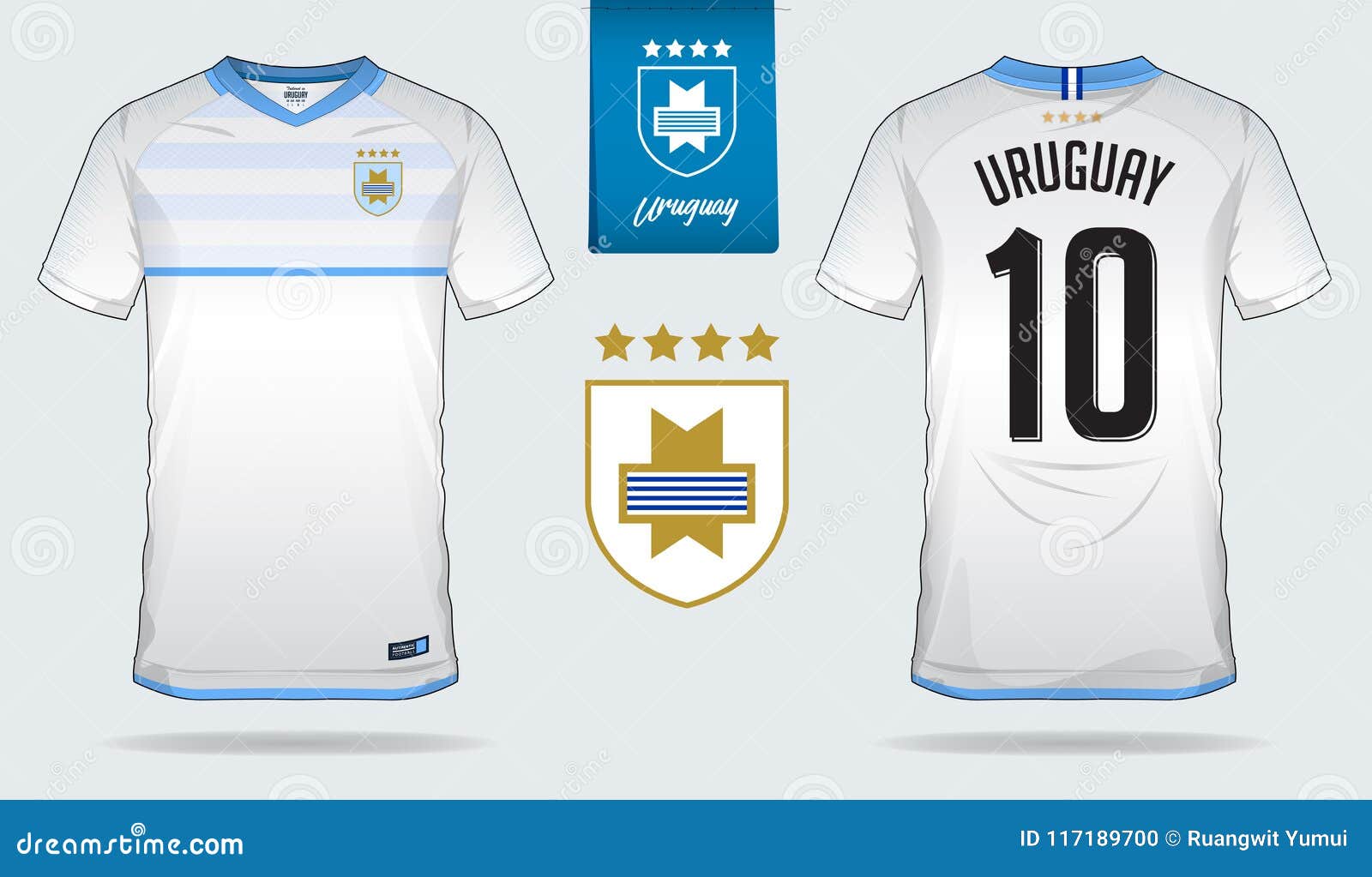  Camiseta del equipo nacional de fútbol de Uruguay a