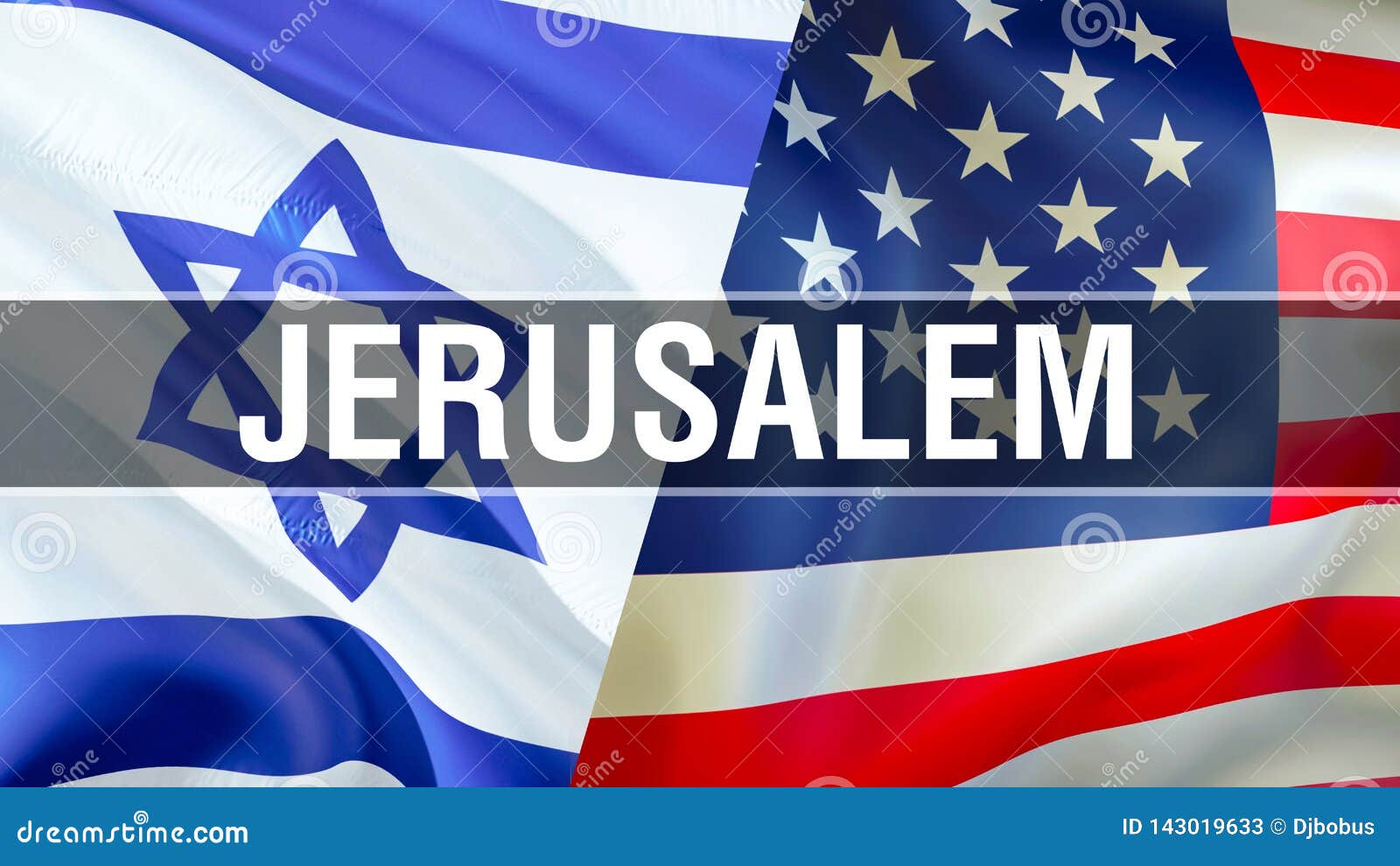 Jerusalem On Usa And Israel Flags 3d Rendering Waving Flag Design Usa Israel Flag Wallpaper Usa Israel Image Us Jerusalem Stock Illustration Illustration Of City Closeup 143019633