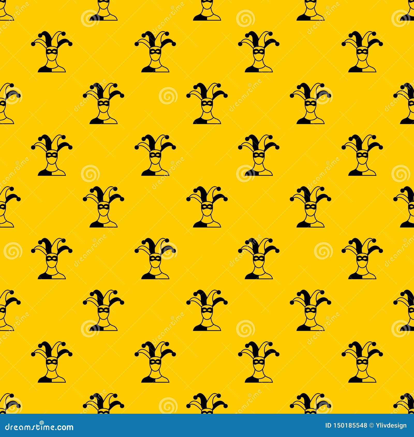 Jester pattern vector stock vector. Illustration of black 150185548