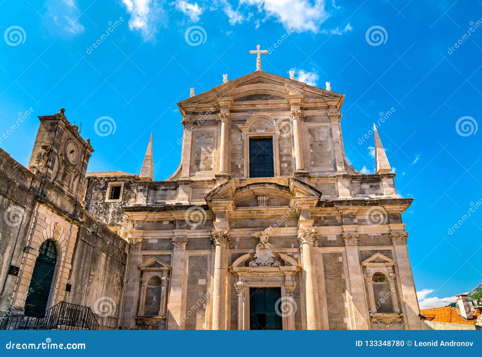 church of st. ignatius in dubrovnik, croatia