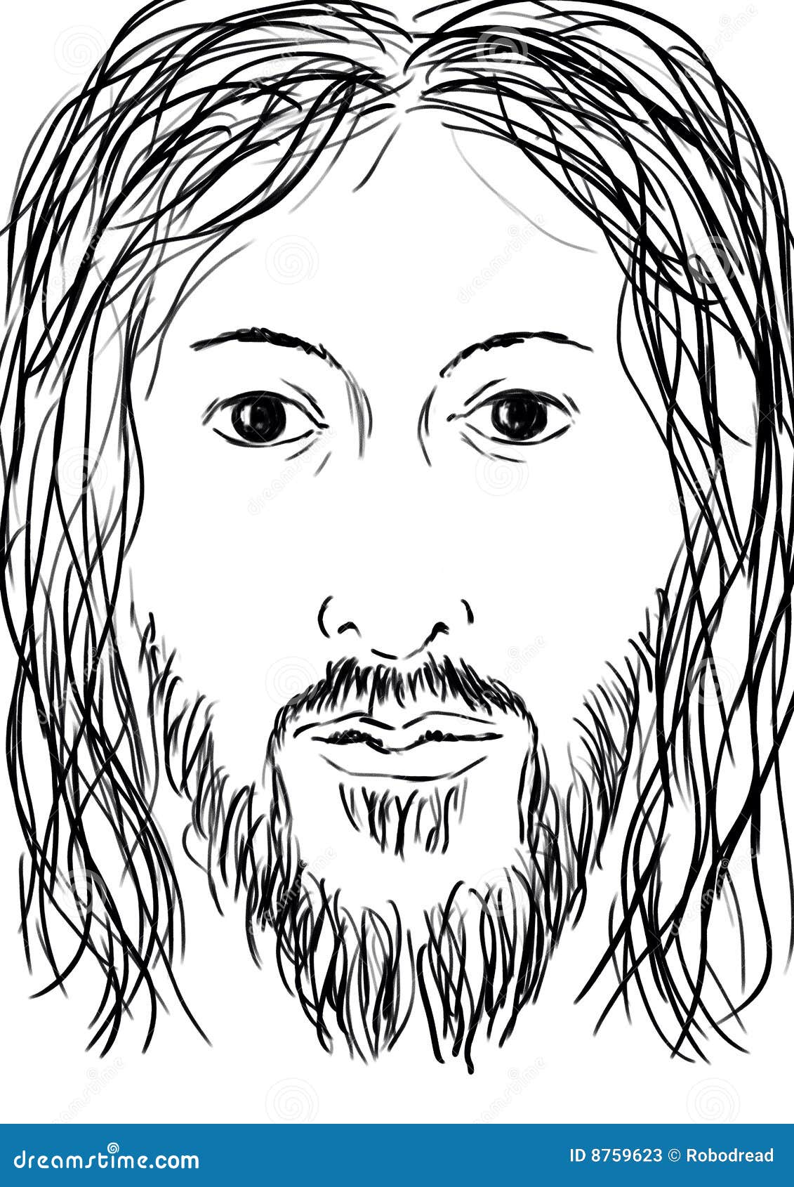 Jesus stock illustration. Illustration of crucified, devotional - 8759623