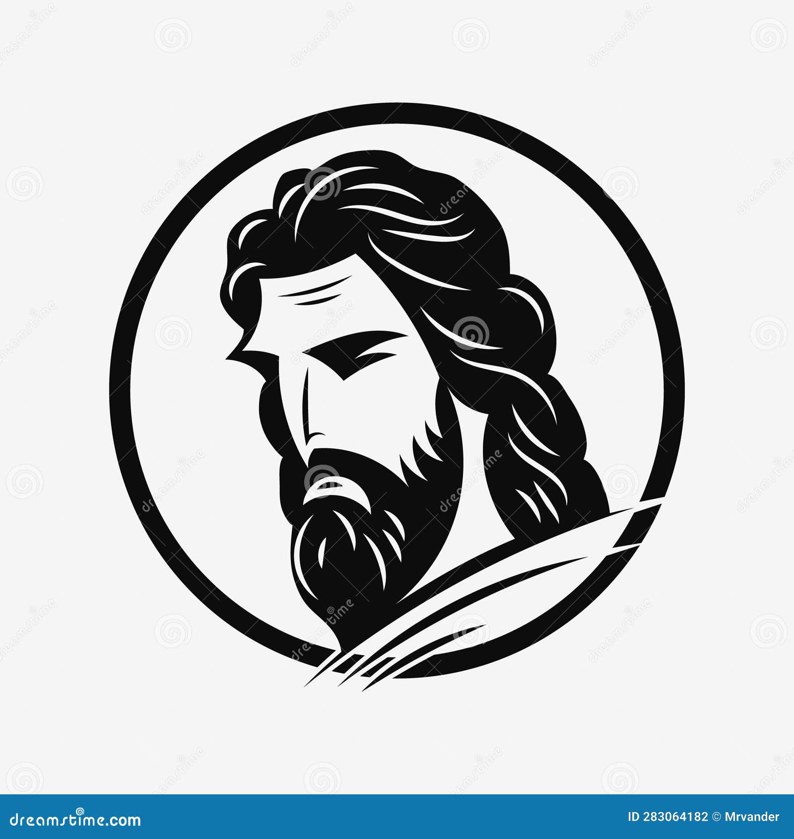 Jesus Christ Black And White Face