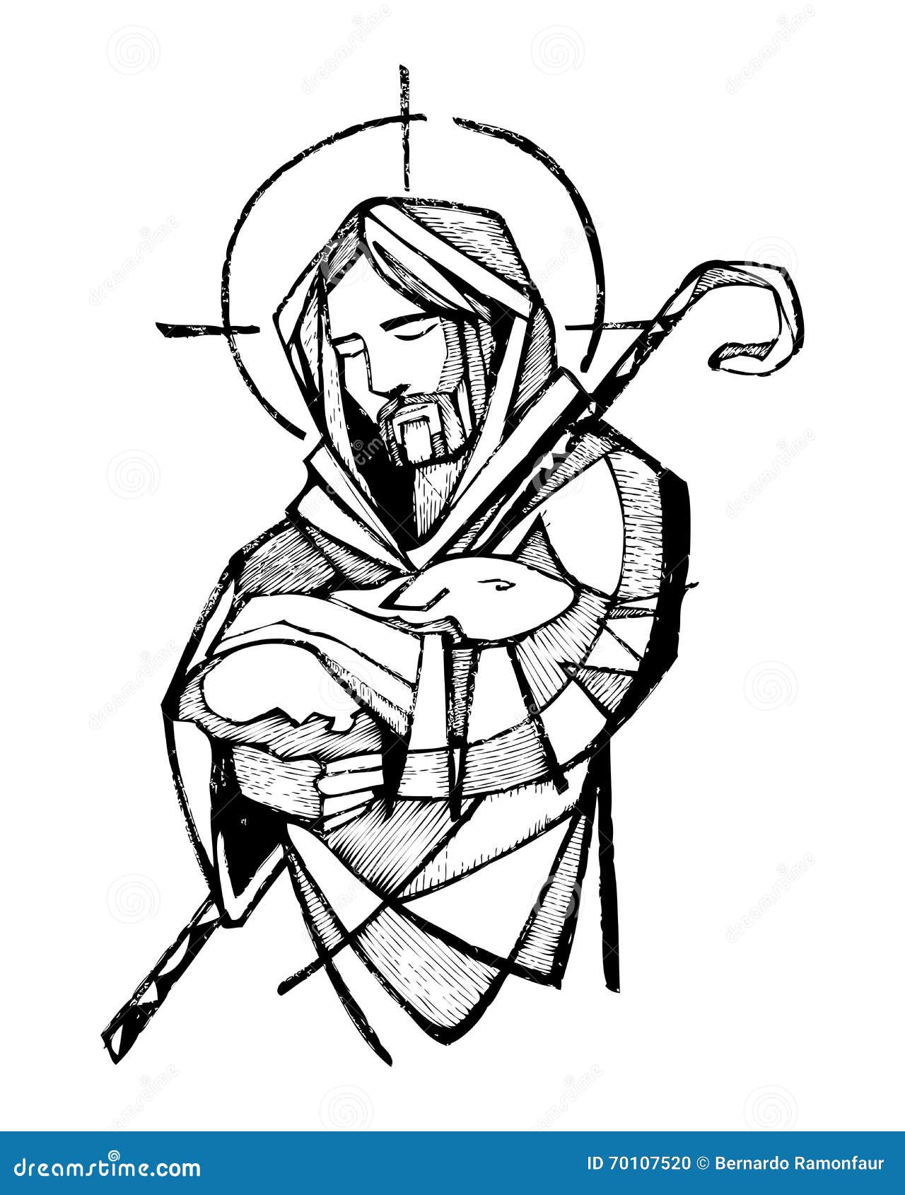 clipart of jesus the good shepherd - photo #34