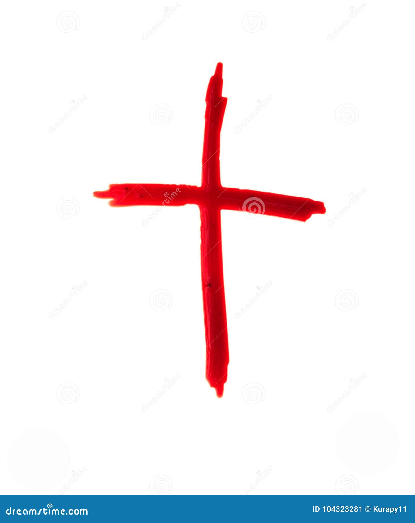 Jesus Christ Logo. Crucifix Blood on White. Stock Image - Image of cross,  religion: 104323281