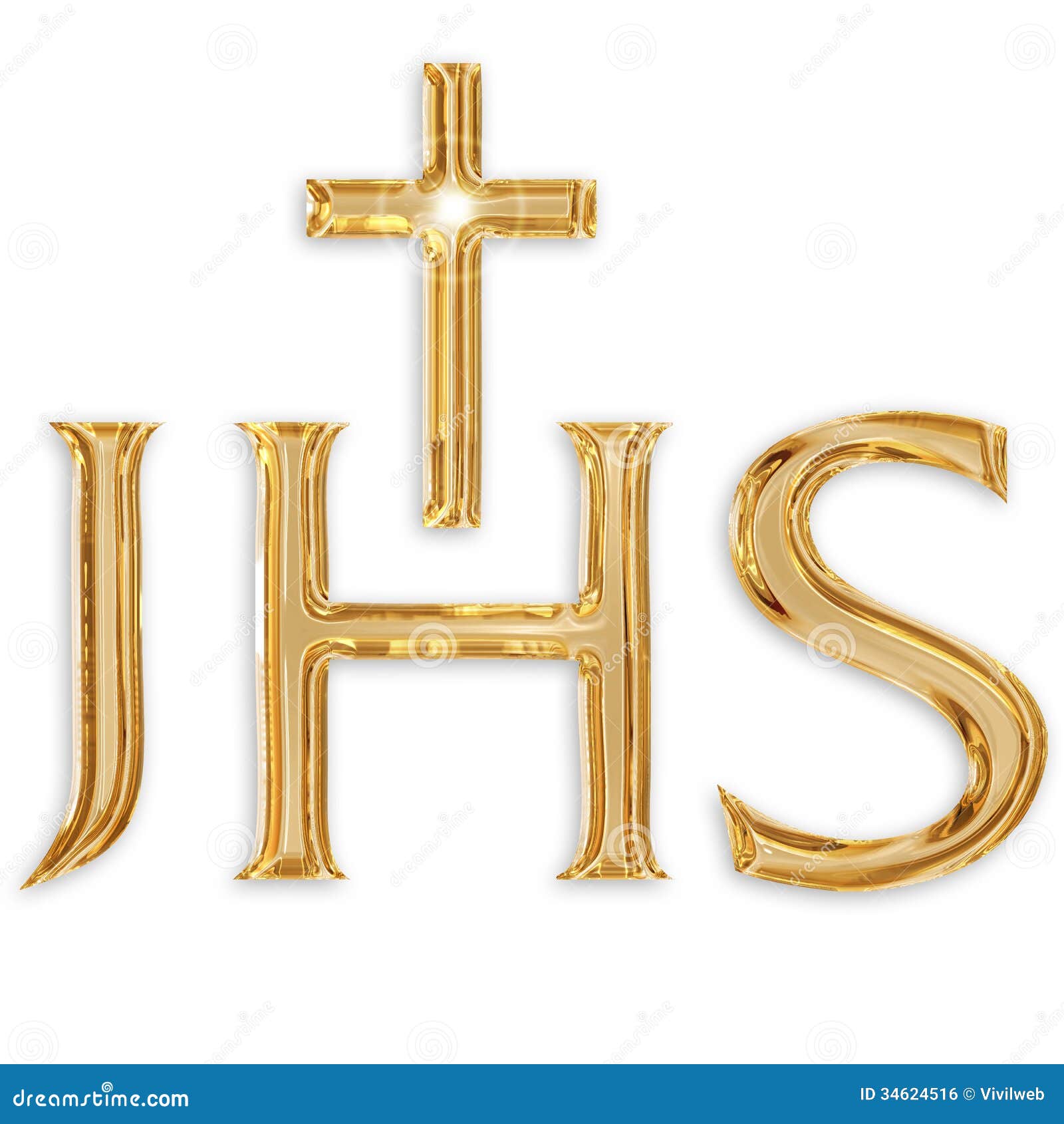 Jesus christ monogram stock illustration. Illustration of gospel - 34624516