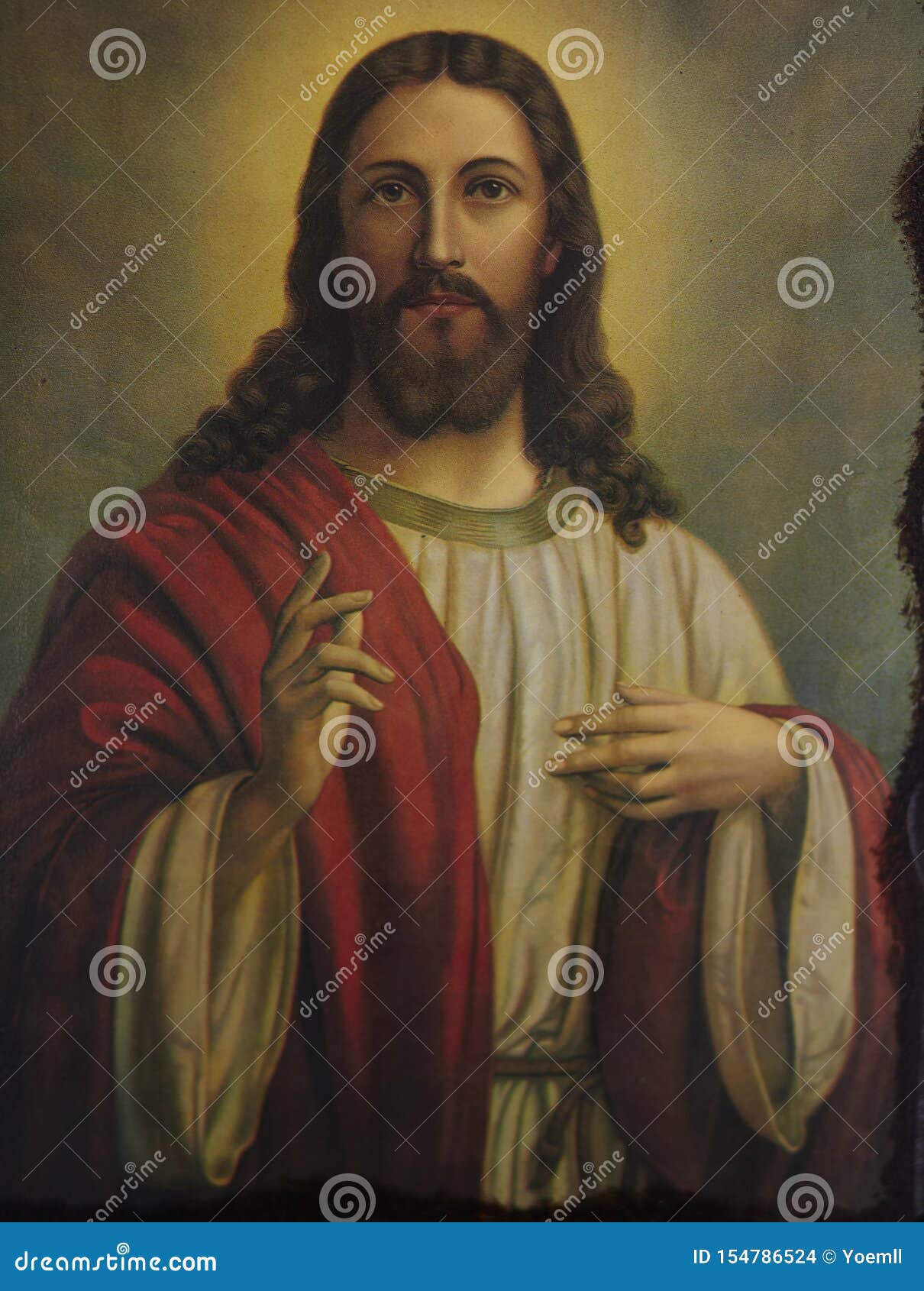 Jesus Christ Orthodox Byzantine Icon, Athens Stock Photo - Image of ...