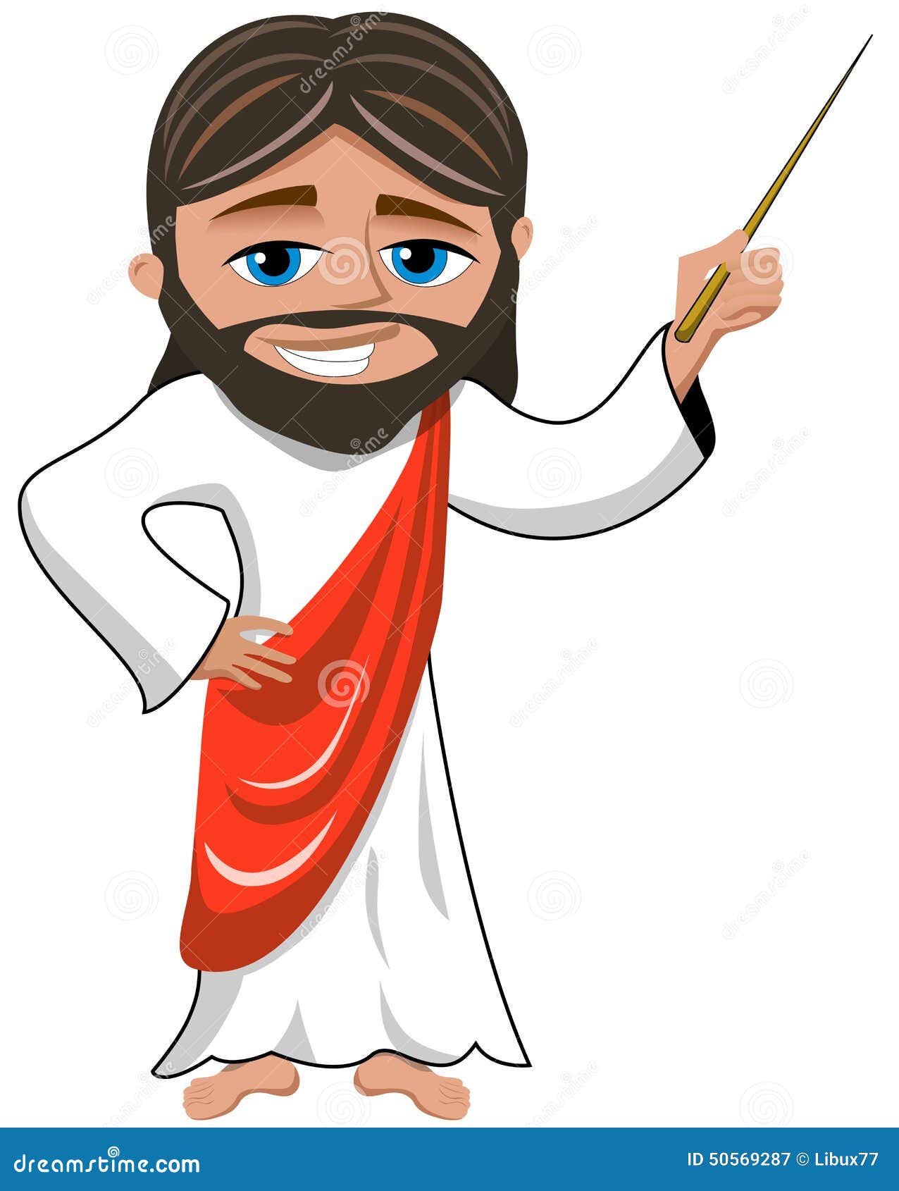 Jesus Teaching Cartoon