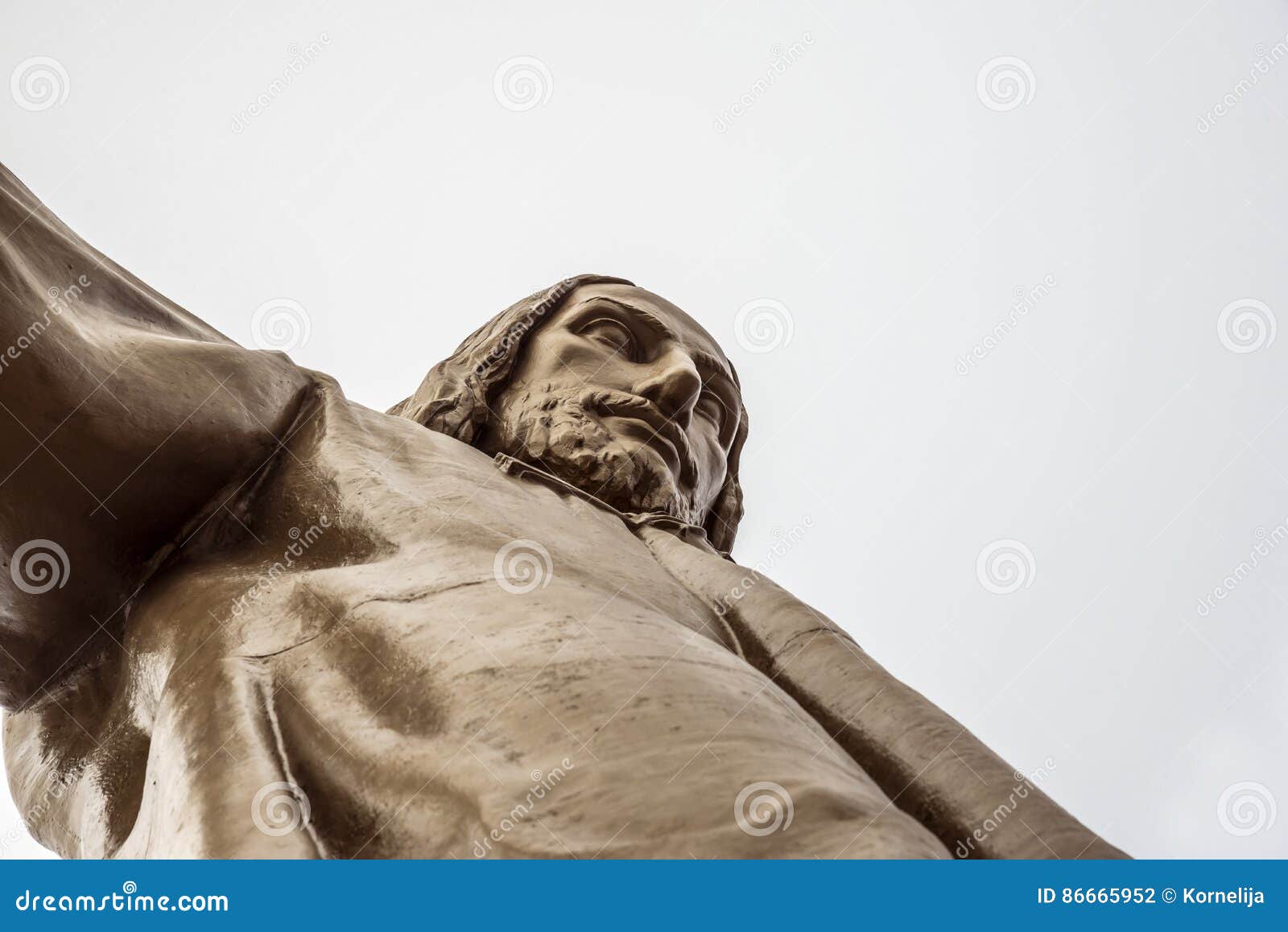 jesus christus statue by josep miret, barcelona