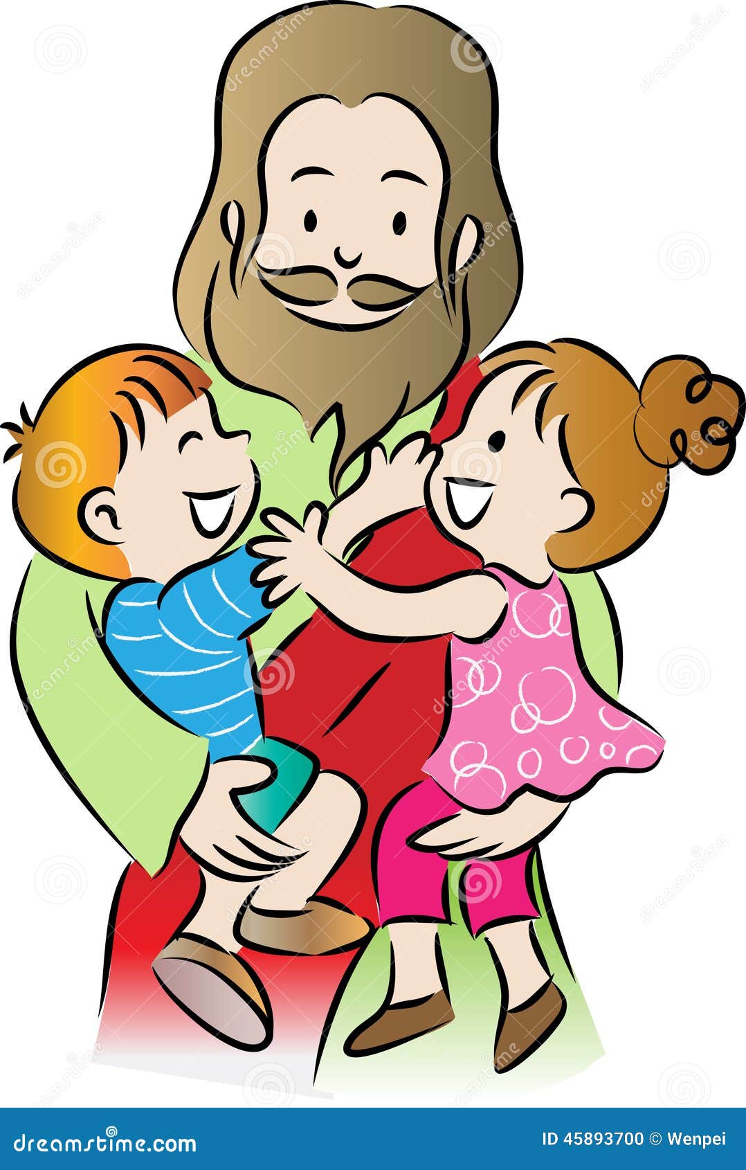 clipart jesus hugging child - photo #26