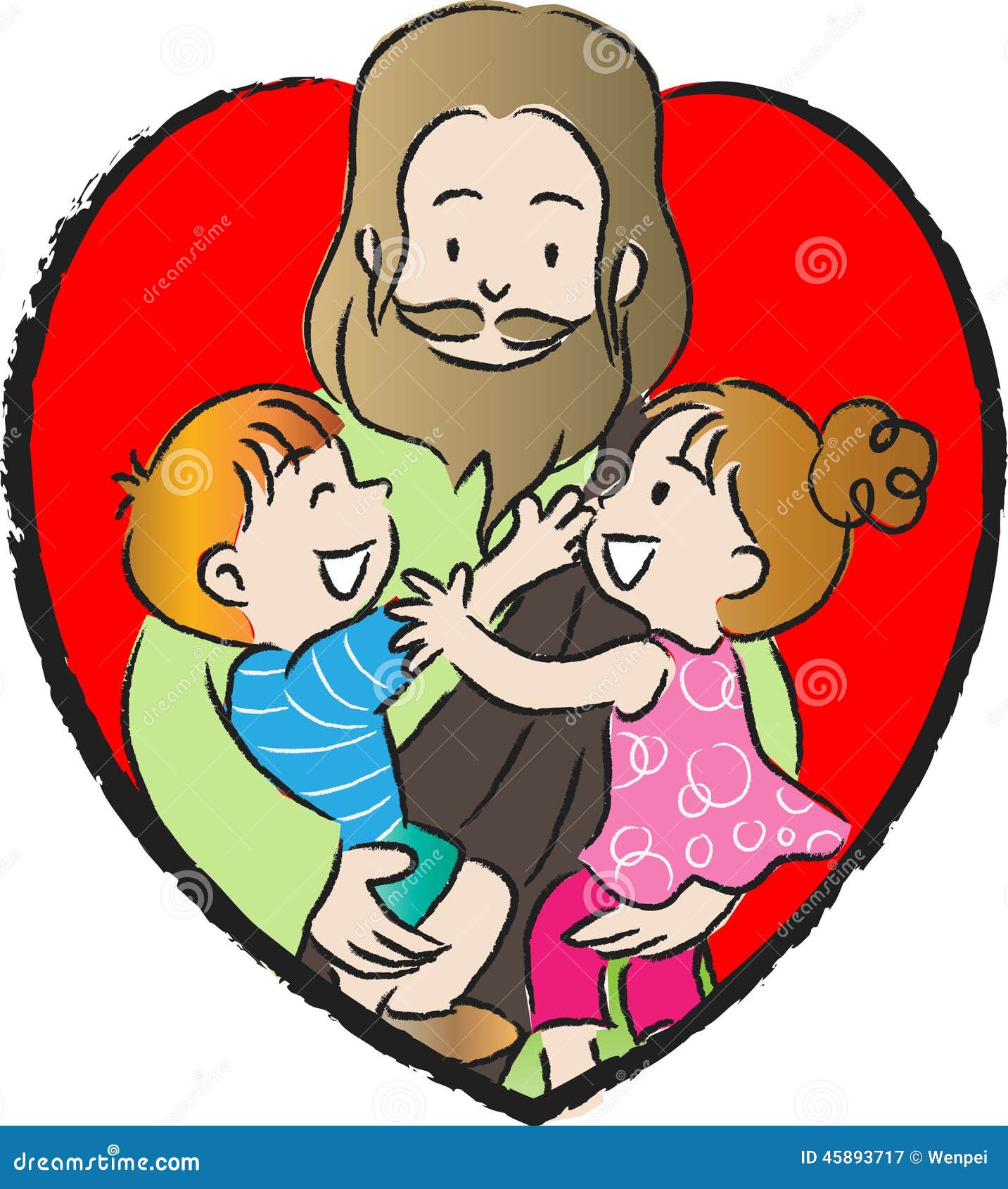 clipart jesus with child - photo #42