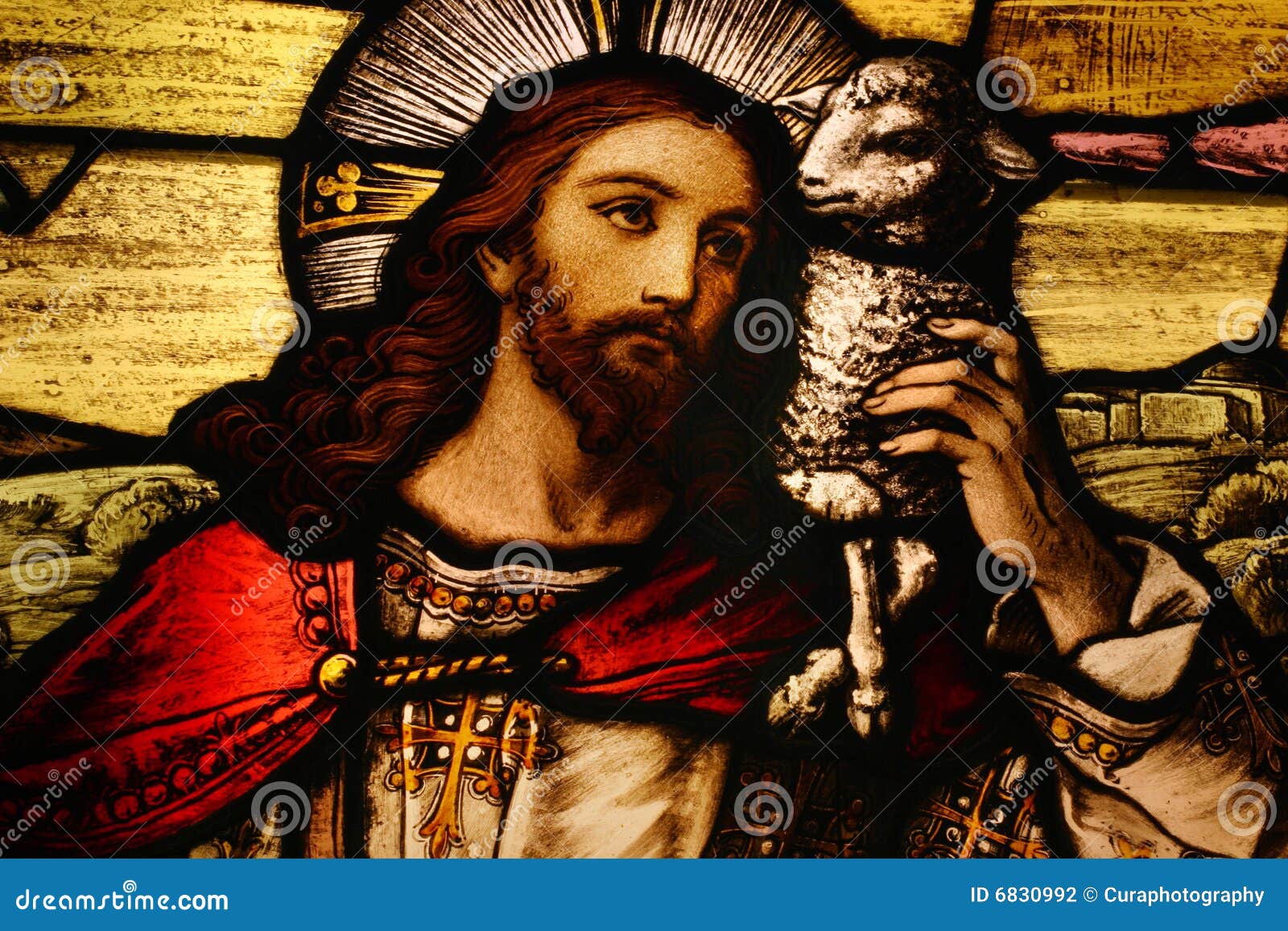 jesus with lamb