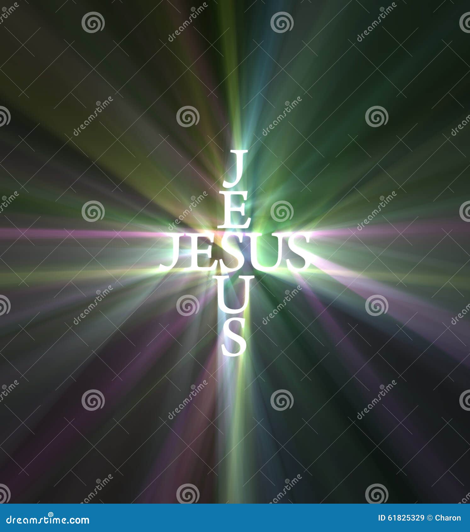 Jesus Light Cross Light Flare Stock Illustration - Illustration of ...