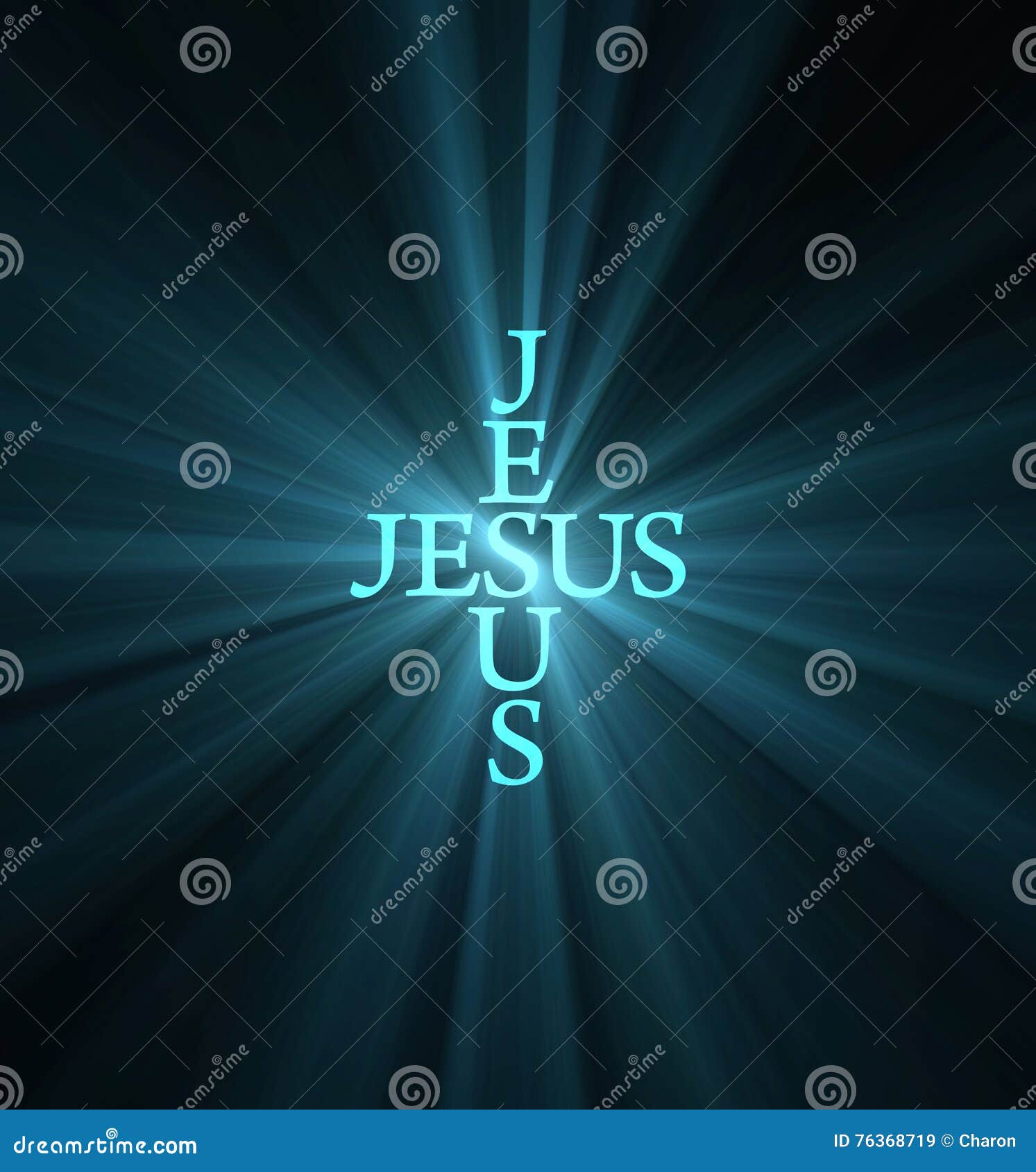 Jesus Light Cross Light Flare Stock Illustration - Illustration of ...