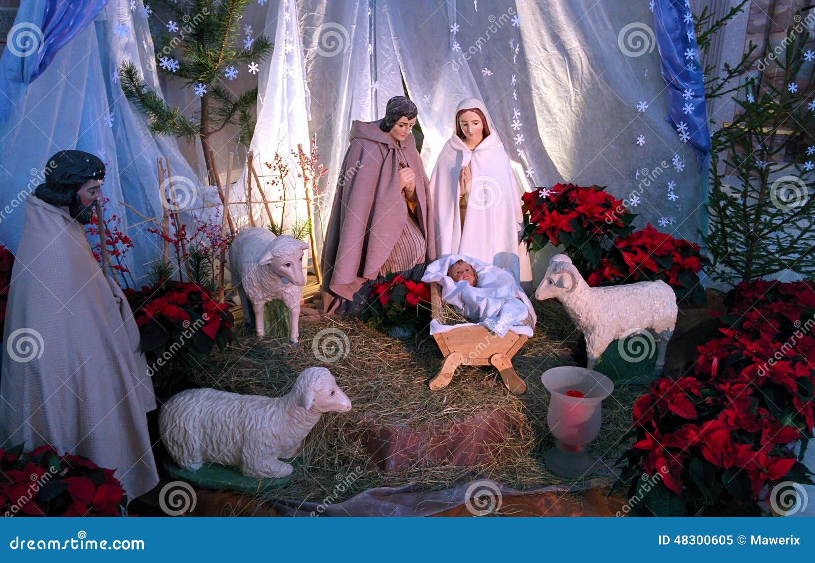 Jesus, Mary And Joseph Stock Photo - Image: 48300605