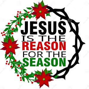 Jesus Is The Reason For The Season Stock Photo CartoonDealer 