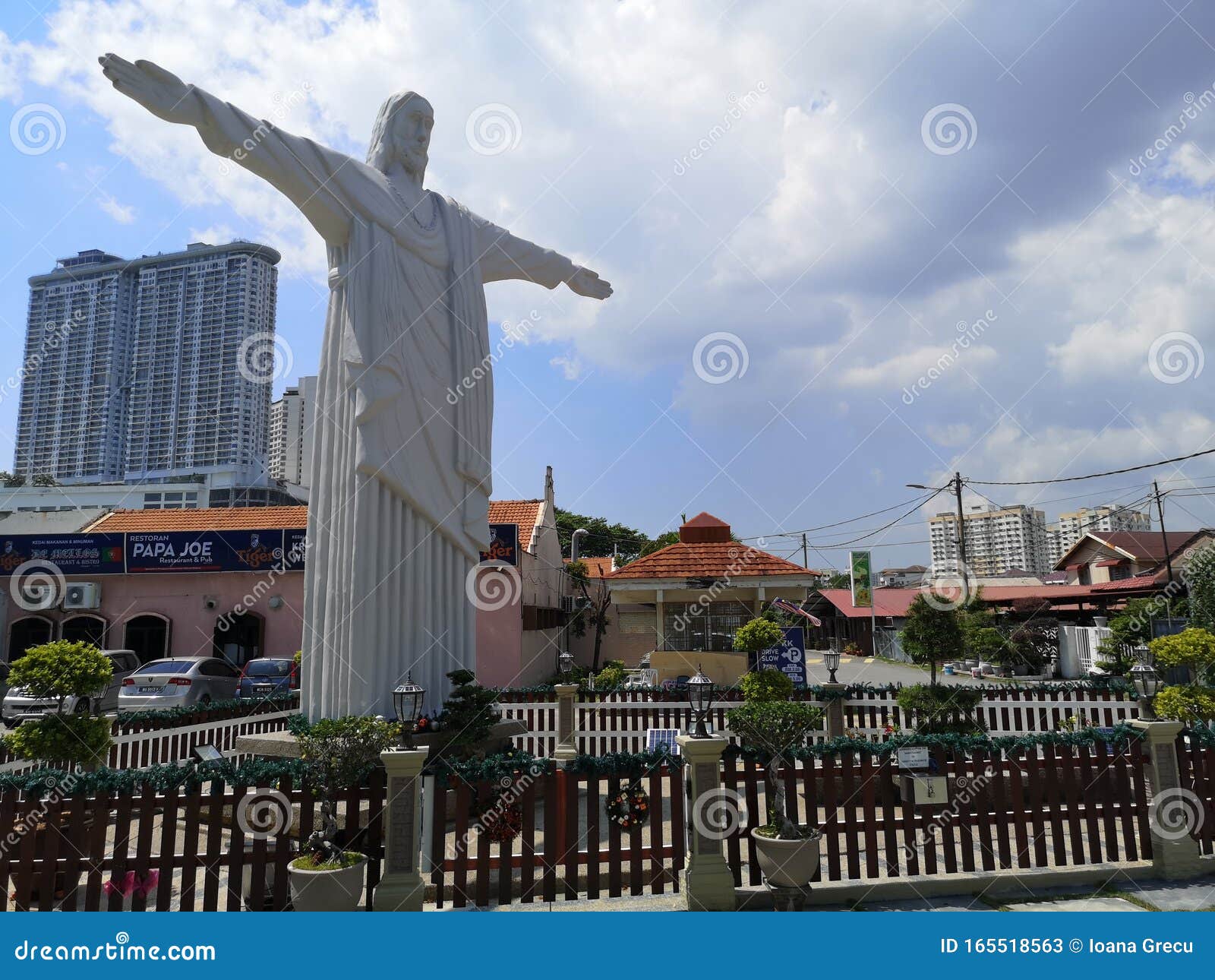 Jesus The Redeemer Statue In The Portuguese Quarter Malacca Editorial Stock Photo Image Of Portuguese Statue 165518563