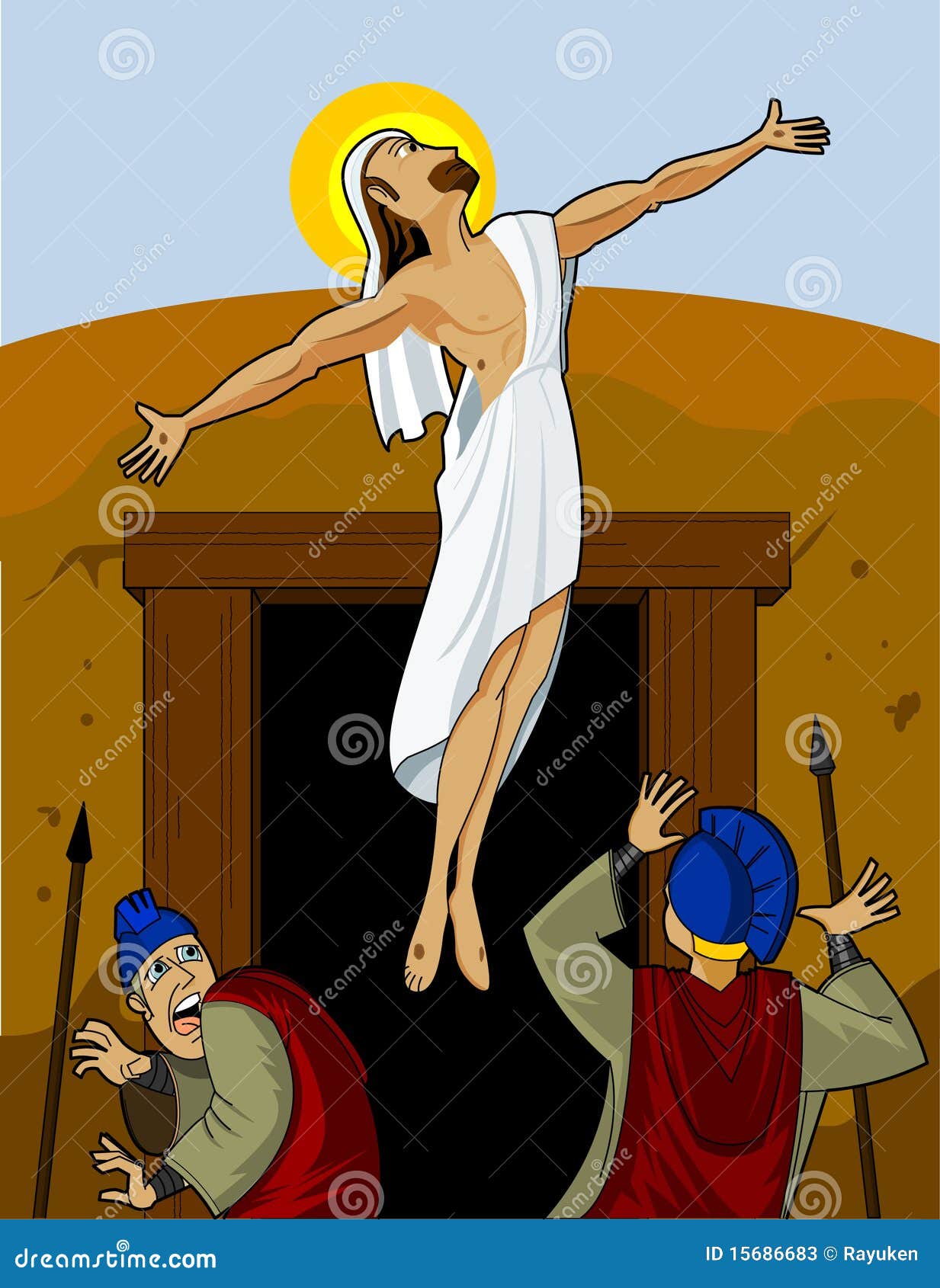 clipart of jesus rising from the dead - photo #2