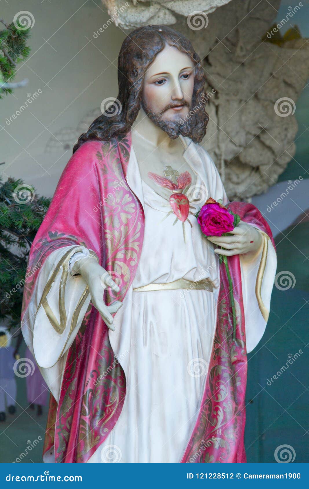 Jesus statue in museum stock photo. Image of holy, christ 121228512