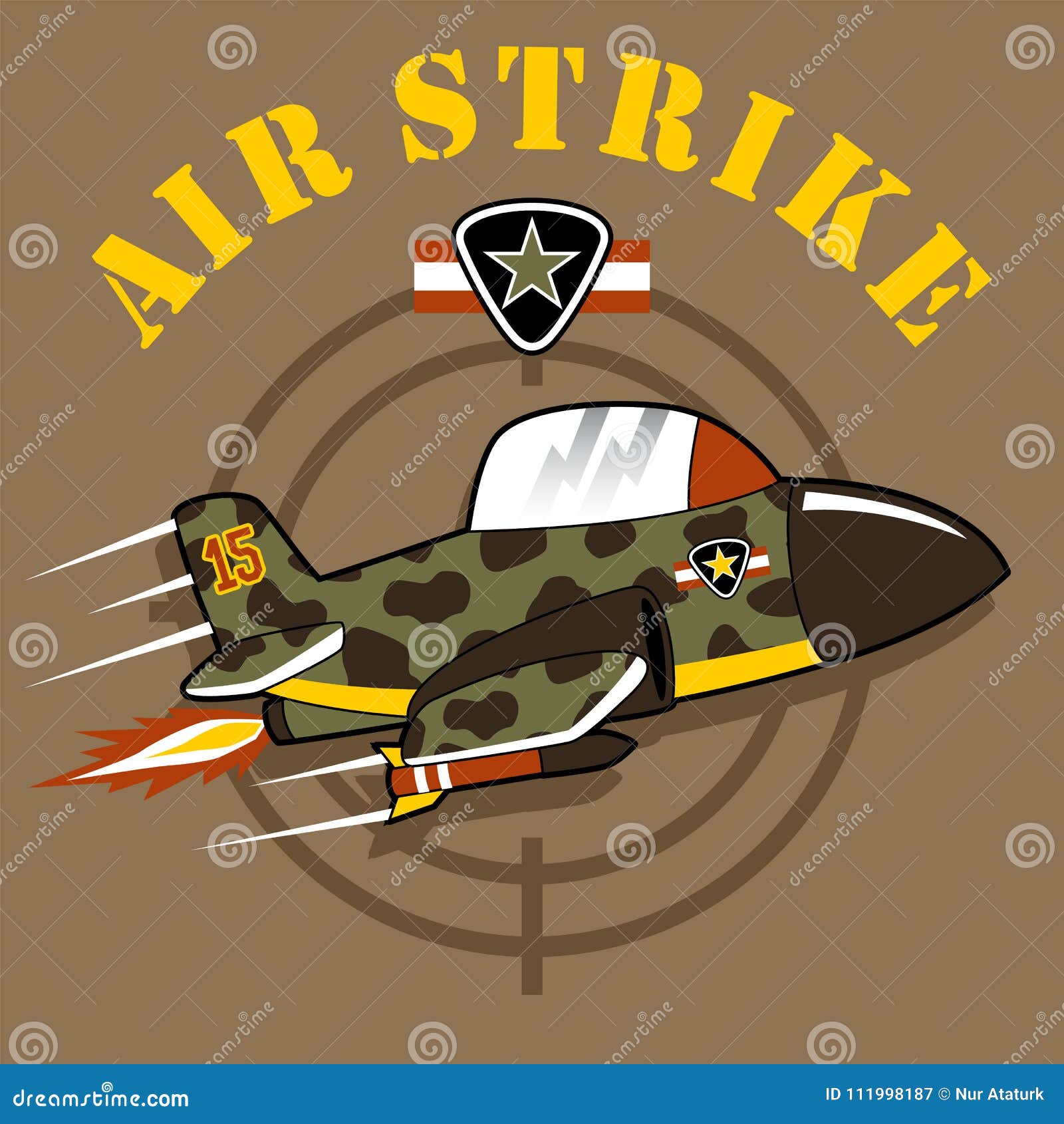 A Jet Cartoon on Military Air Show with Military Logo Stock Vector -  Illustration of icon, graphic: 111998187