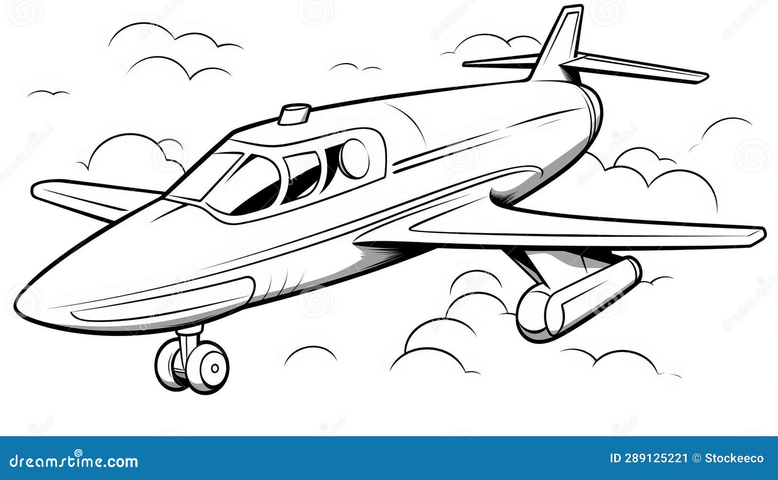 jet coloring page: high resolution airplane coloring sheet