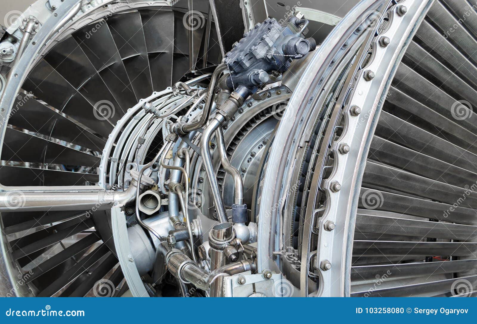 Jet engine inside stock photo. Image of energy, industry 103258080