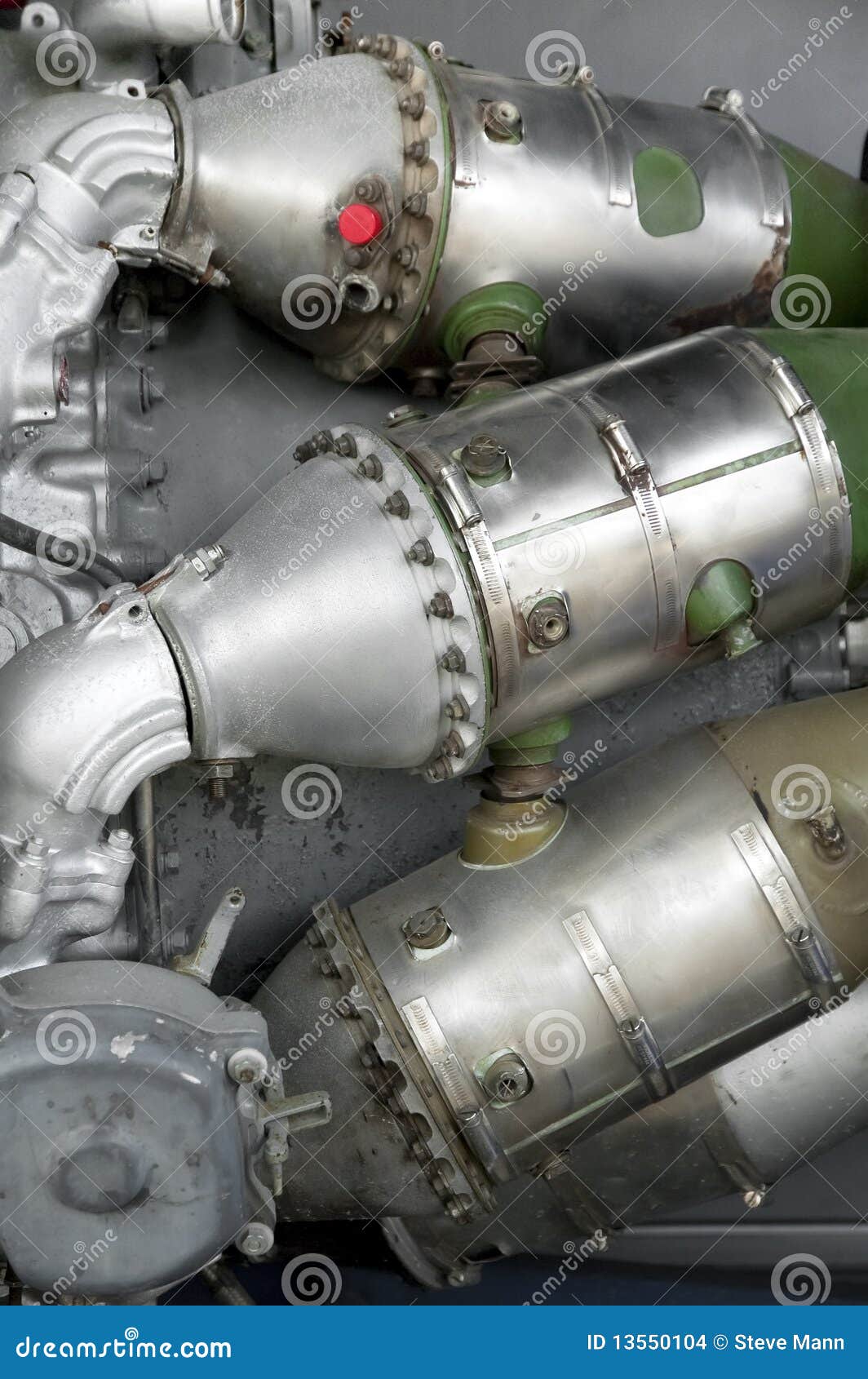 Jet engine parts stock photo. Image of mechanical, pipes 13550104