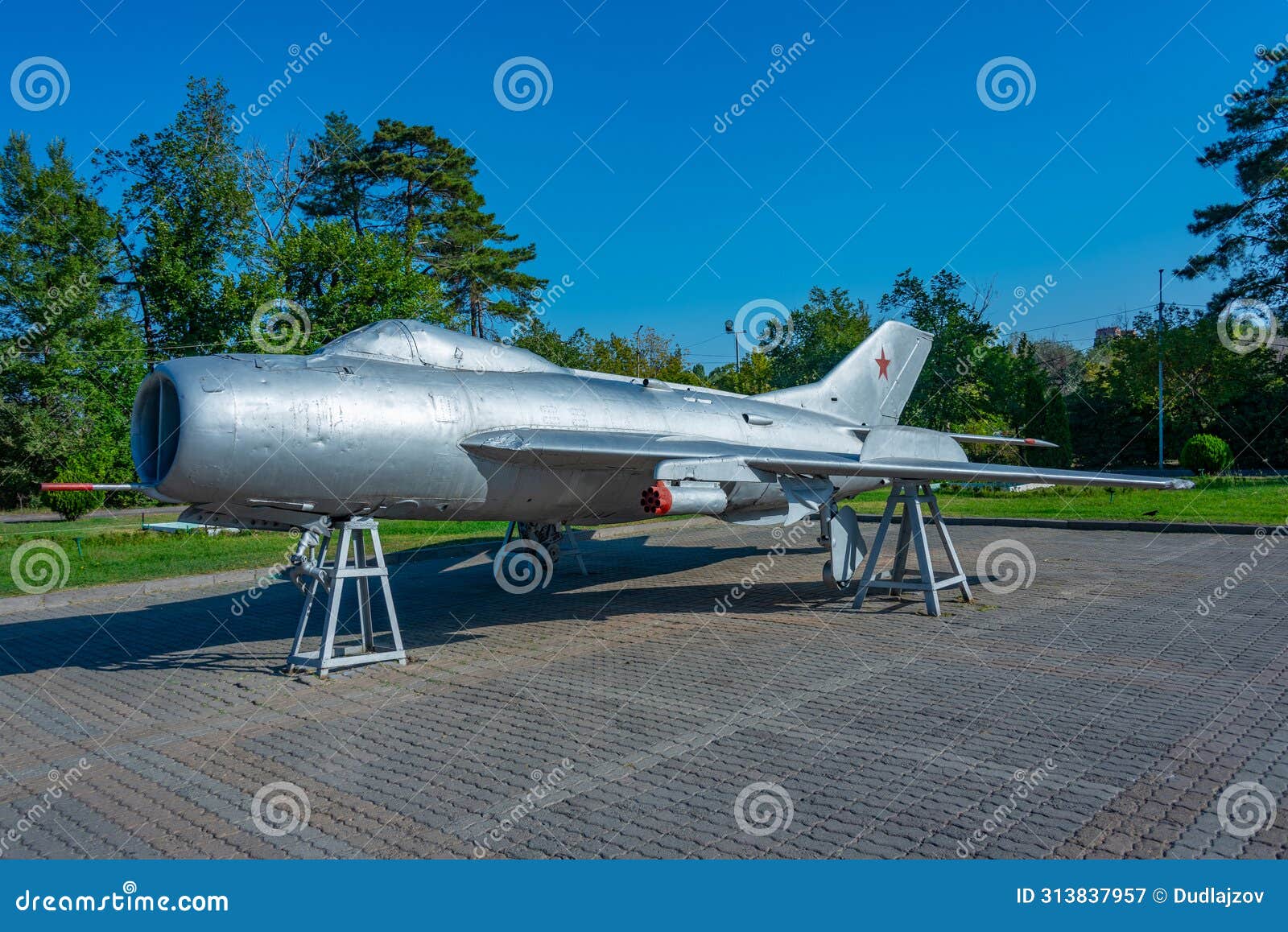Jet Fighter at the Mother Armenia Monument in Armenian Capital Y ...