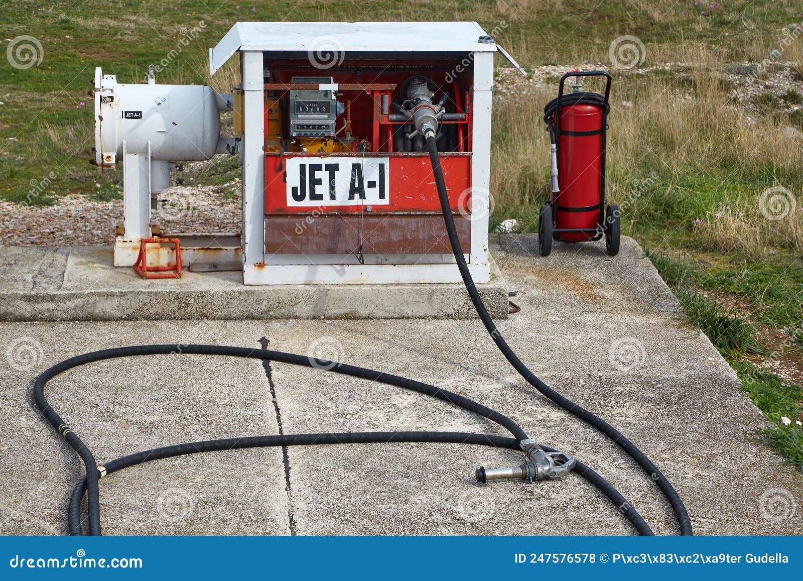 Jet Fuel Pump stock photo. Image of type, pipe, airport 247576578