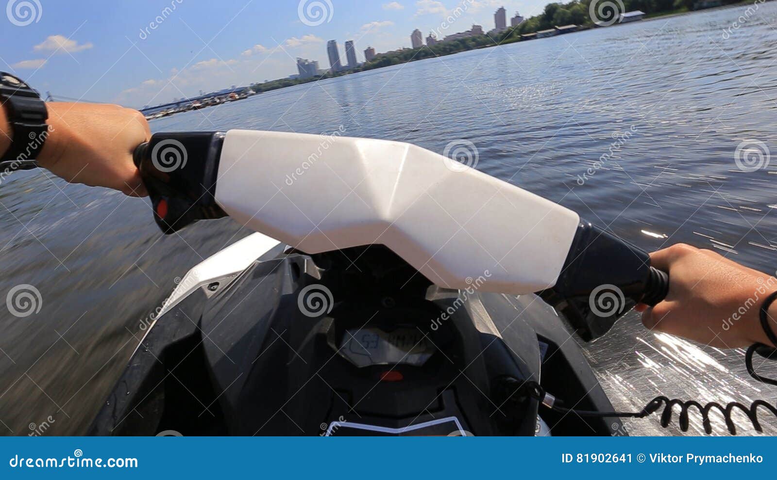 Jet Ski stock image. Image of river, jetski, speed, beach 81902641