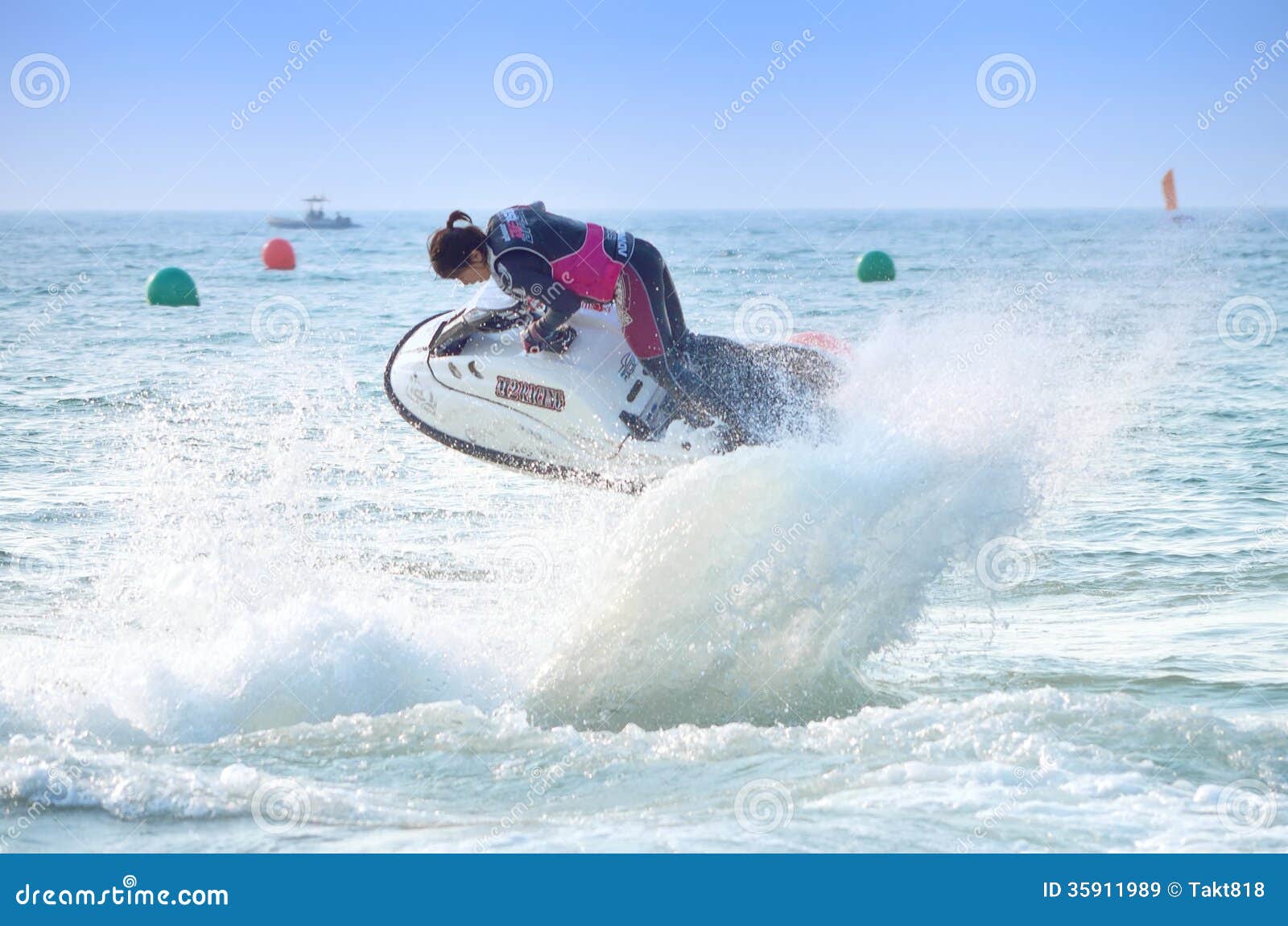 Jet Ski Freestyle Competition Editorial Stock Image 