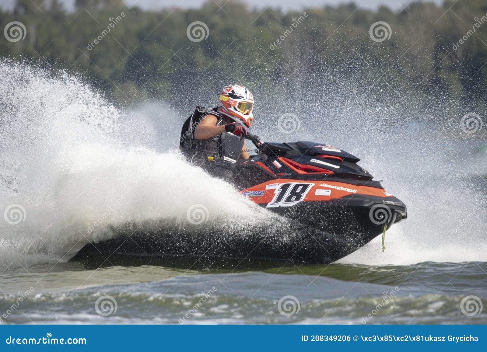 Jet ski editorial photo. Image of water, scooter, race 208349206