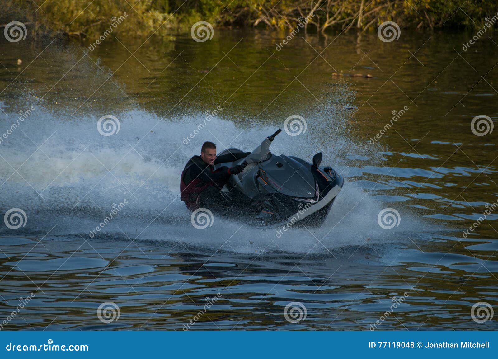 Jet Skiing Perth Scotland UK Editorial Stock Photo Image of