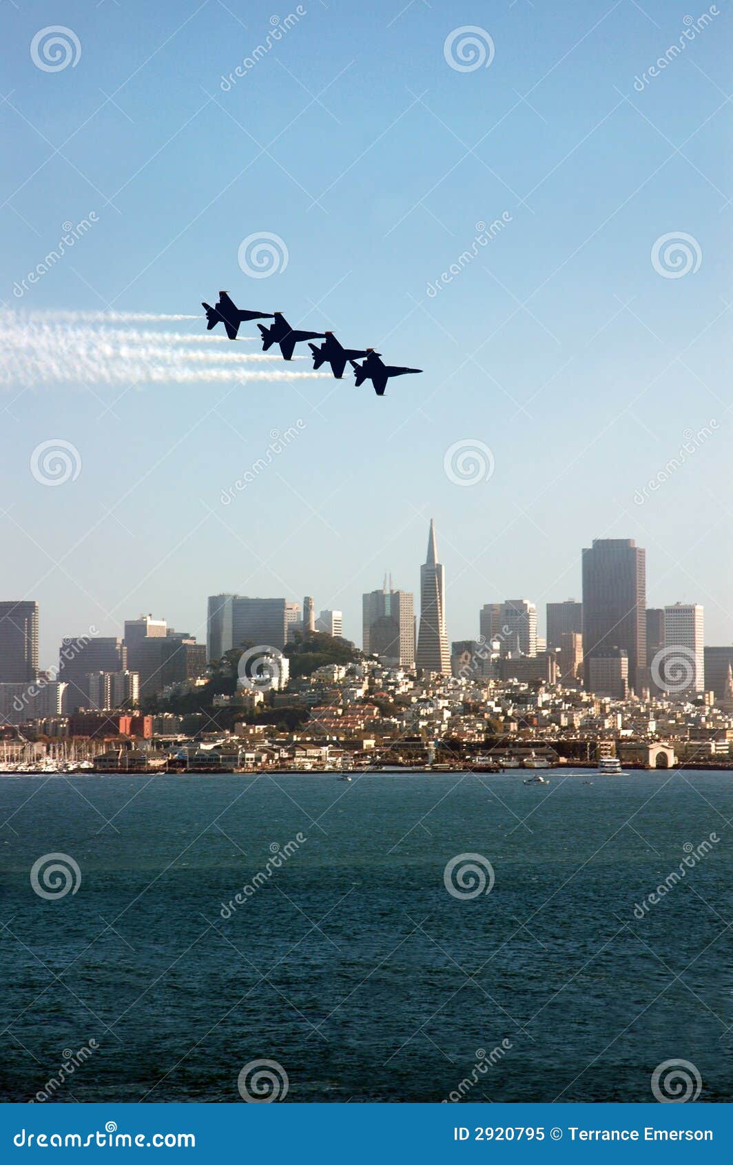Jets over San Francisco stock image. Image of aircraft 2920795