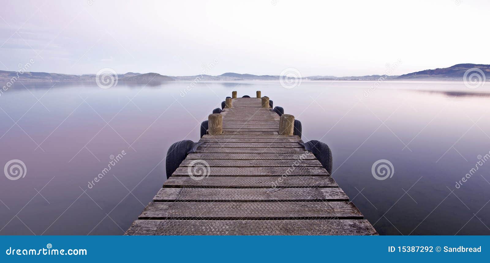 jetty at dusk