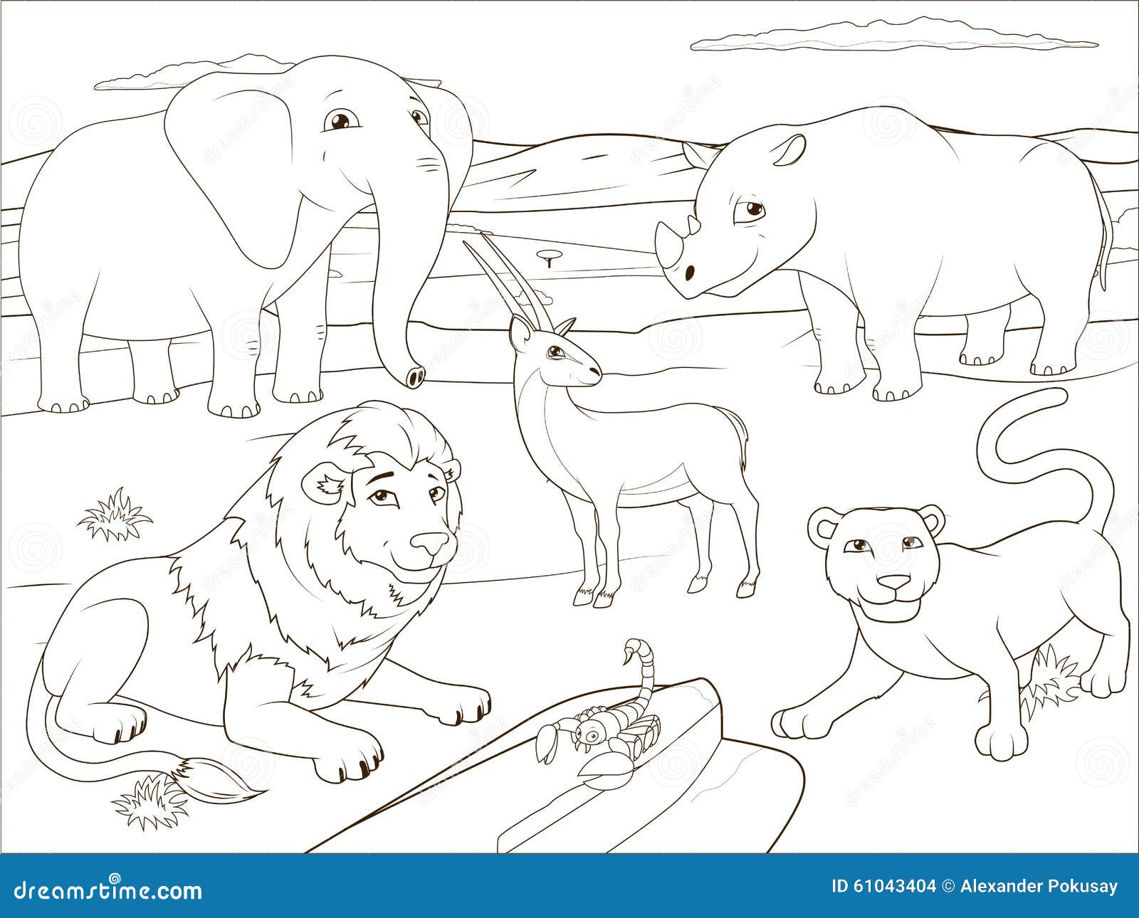 Jeu éducatif de livre de coloriage pour des enfants