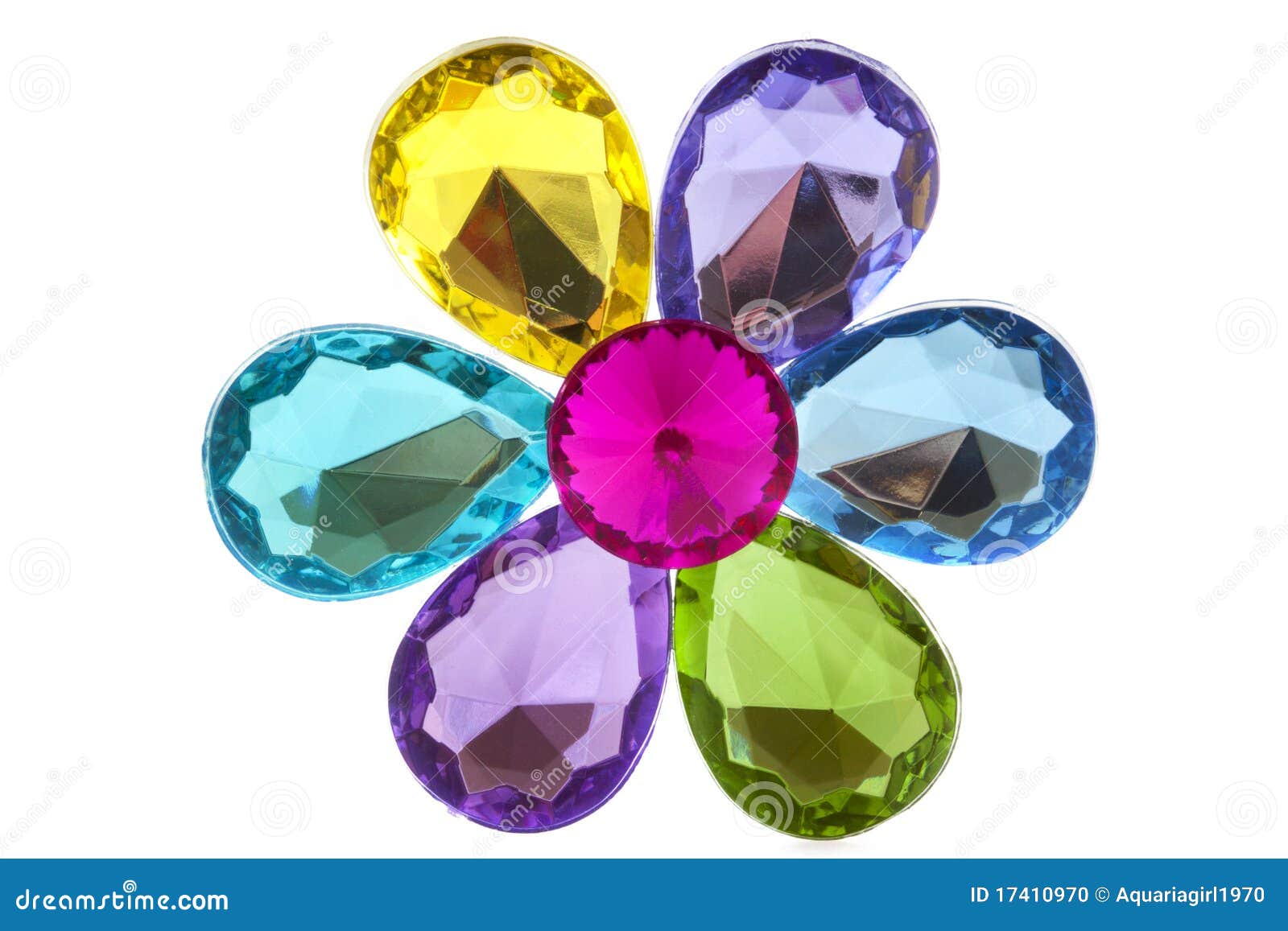 Jewel flower stock photo. Image of glass, precious, emerald 17410970