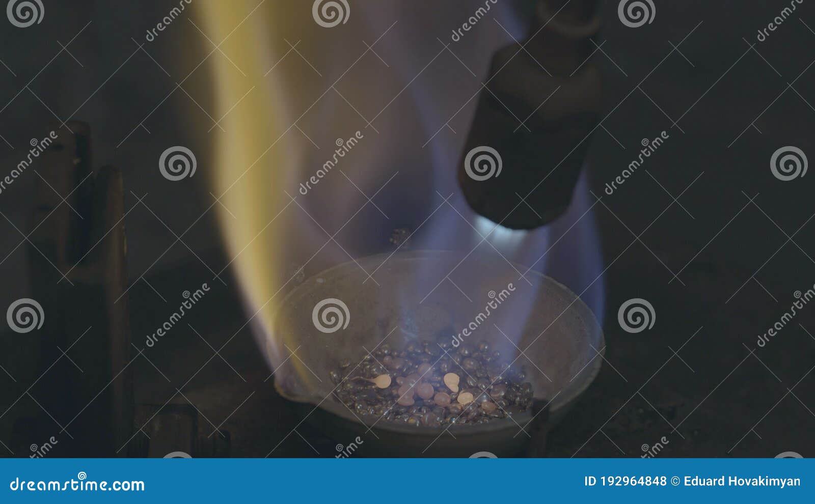 Jeweler melt silver stock photo. Image of crucible, jewelry 192964848