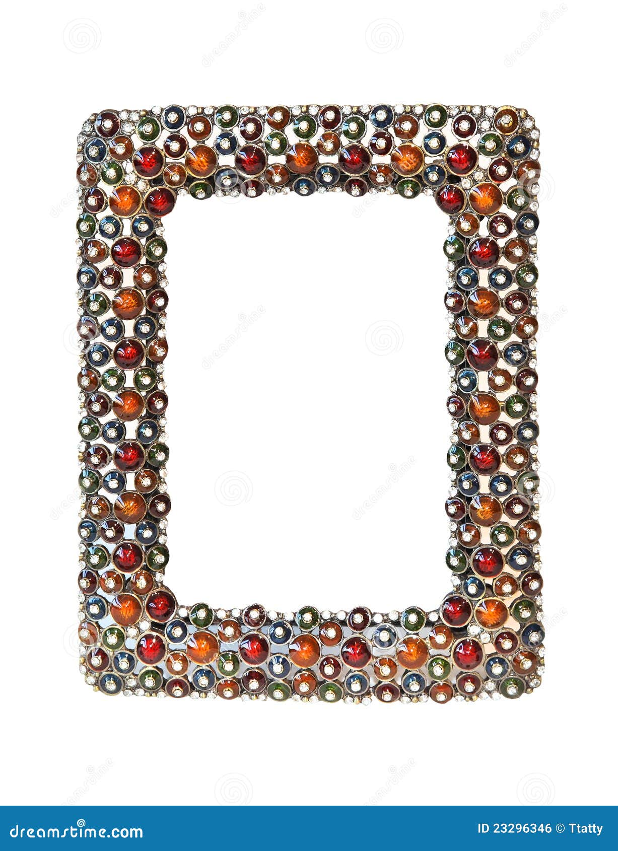 Jewelled frame stock photo. Image of shiny, accessory 23296346