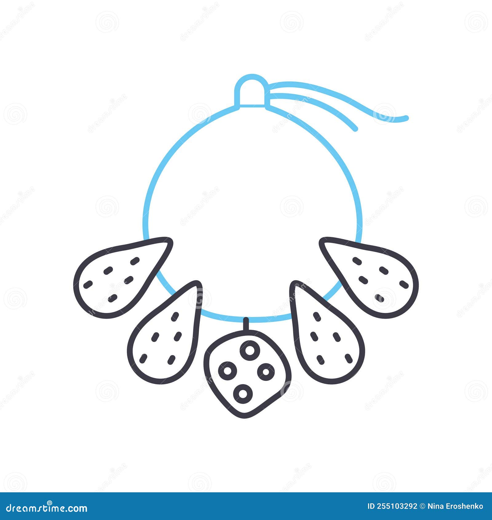 Jewellery Line Icon, Outline Symbol, Vector Illustration, Concept Sign