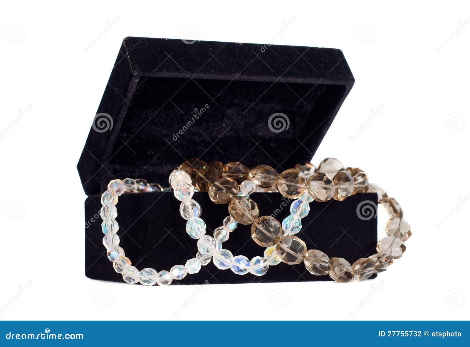 Jewelry in a Black Velvet Box Stock Photo Image of love, jewel 27755732