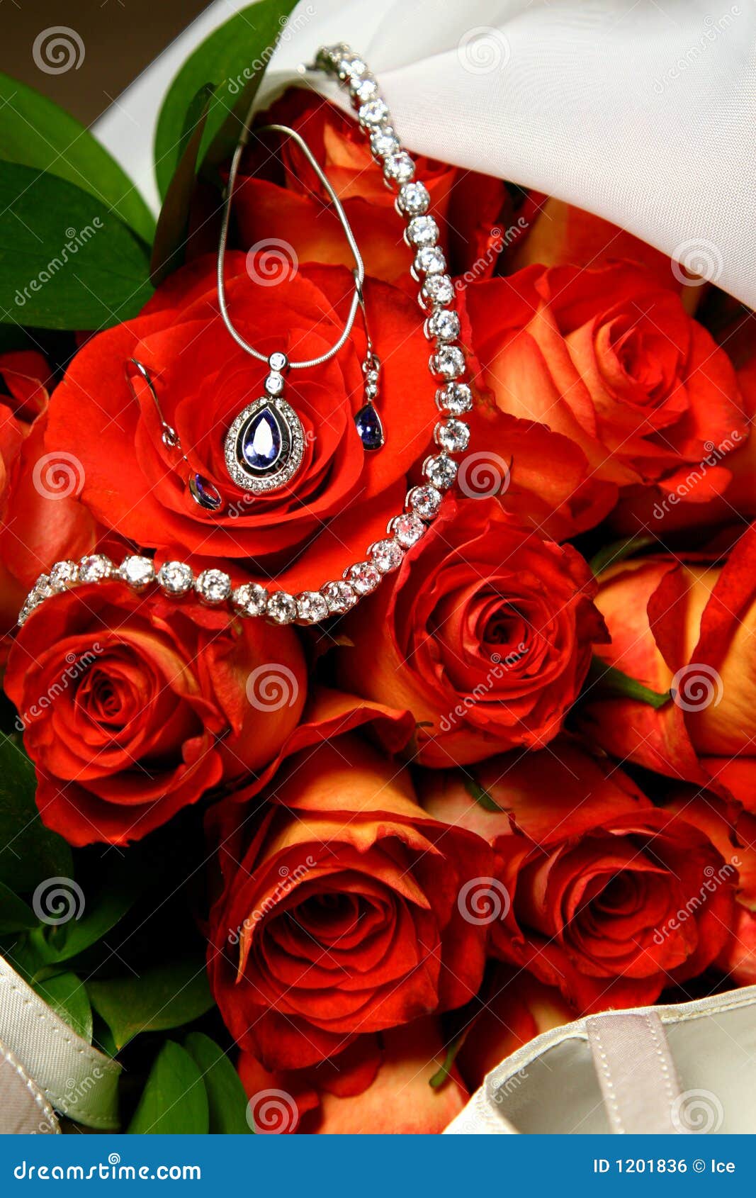 Jewelry Bouquet stock photo. Image of petal, jewelry, bouquet 1201836