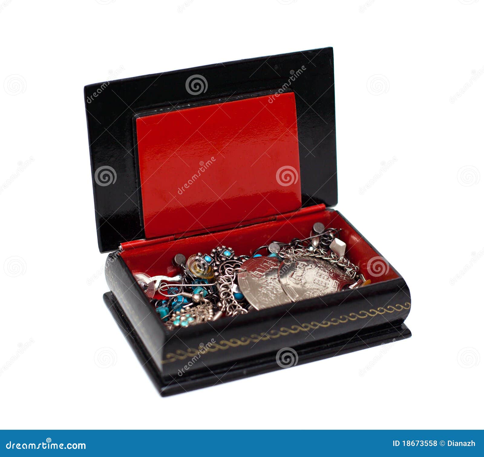 Jewelry box stock photo. Image of background, jewelery 18673558