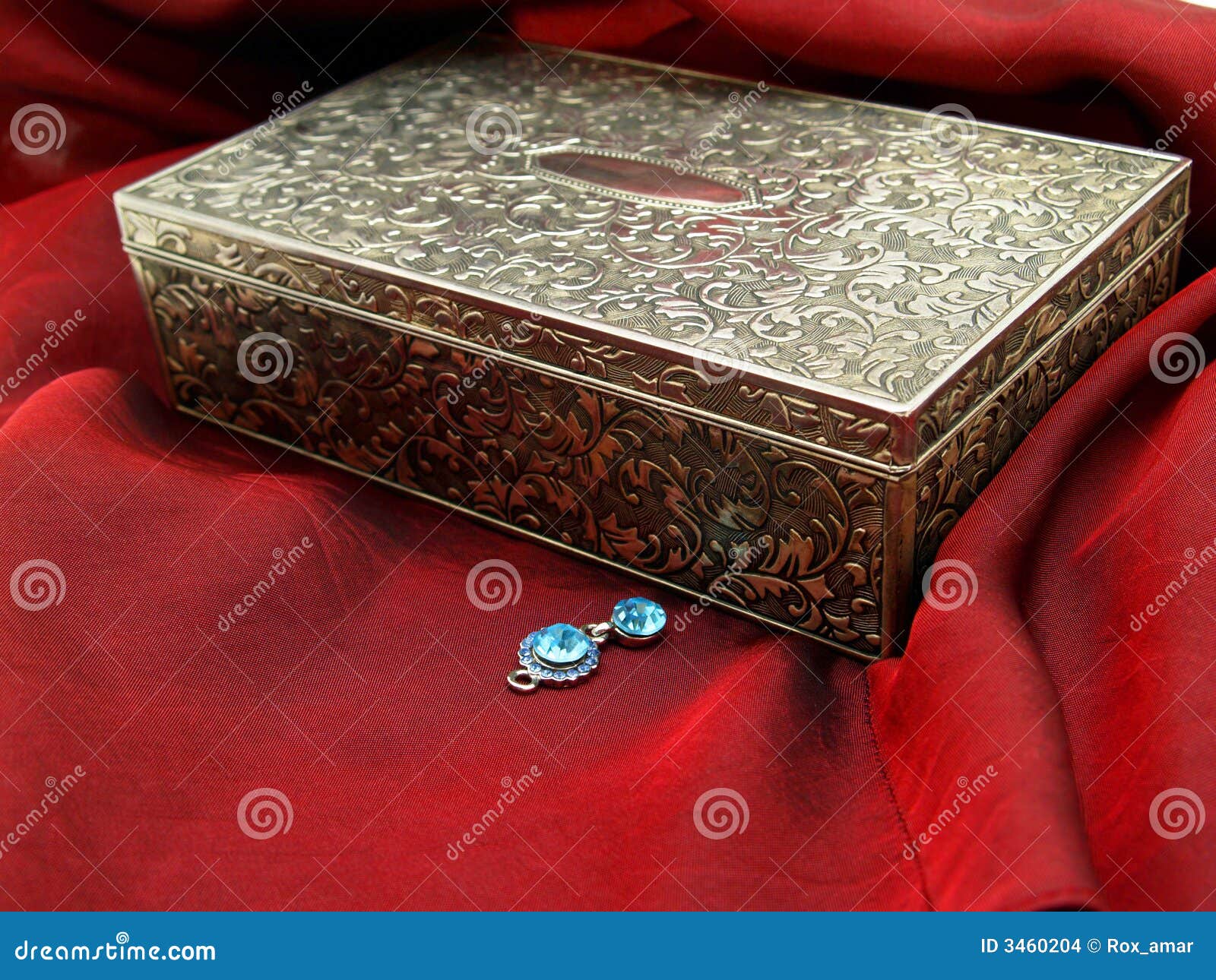 Jewelry box stock photo. Image of beauty, metal, decoration 3460204