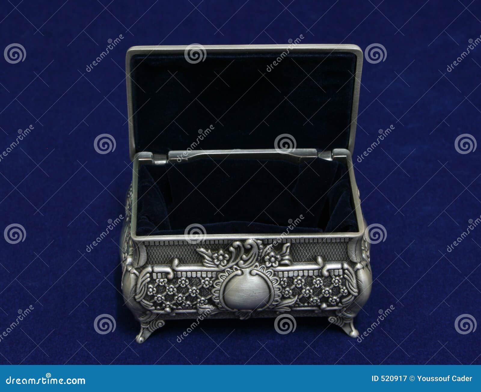 Jewelry box stock image. Image of jewel, floral, open, decorative 520917