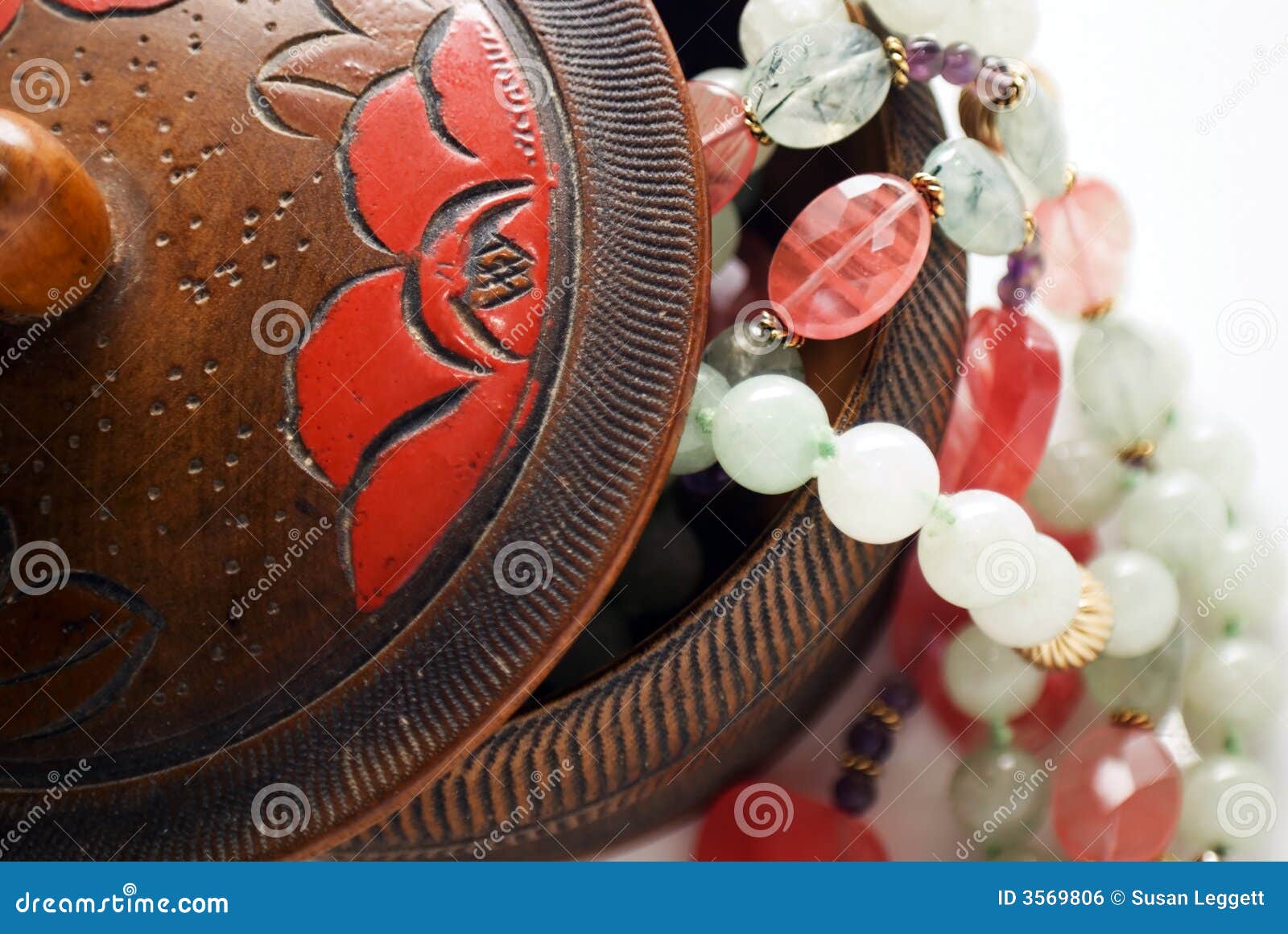 Jewelry box and beads stock photo. Image of gift, indulgence 3569806