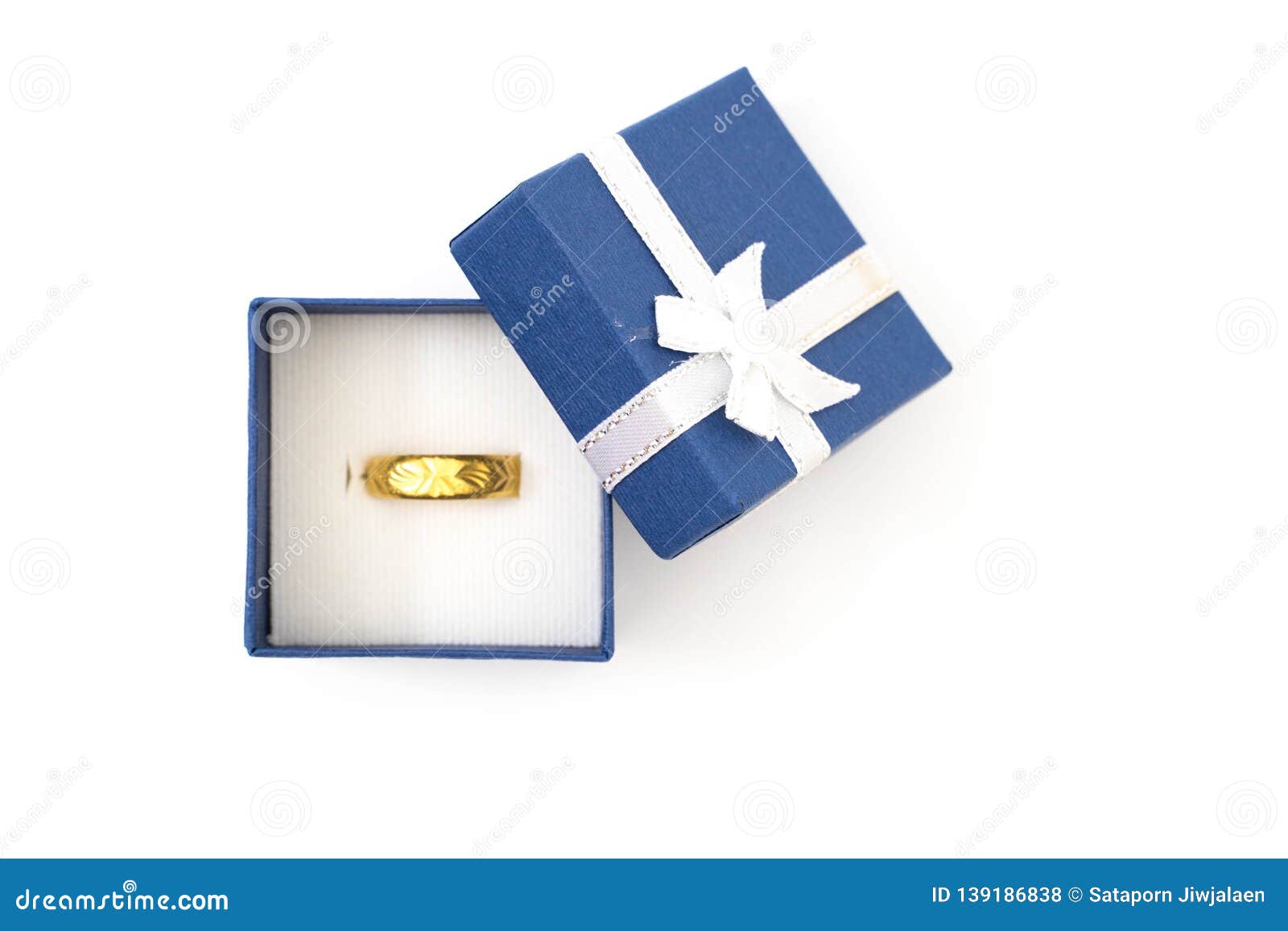 Jewelry Box with Gold Rings on White Stock Photo Image of wedding
