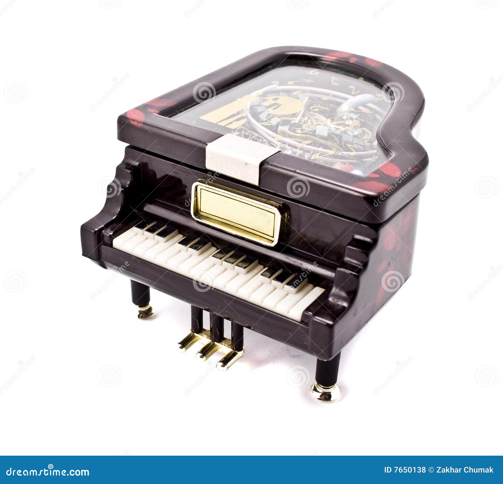Jewelry box piano stock photo. Image of antique, jewel 7650138