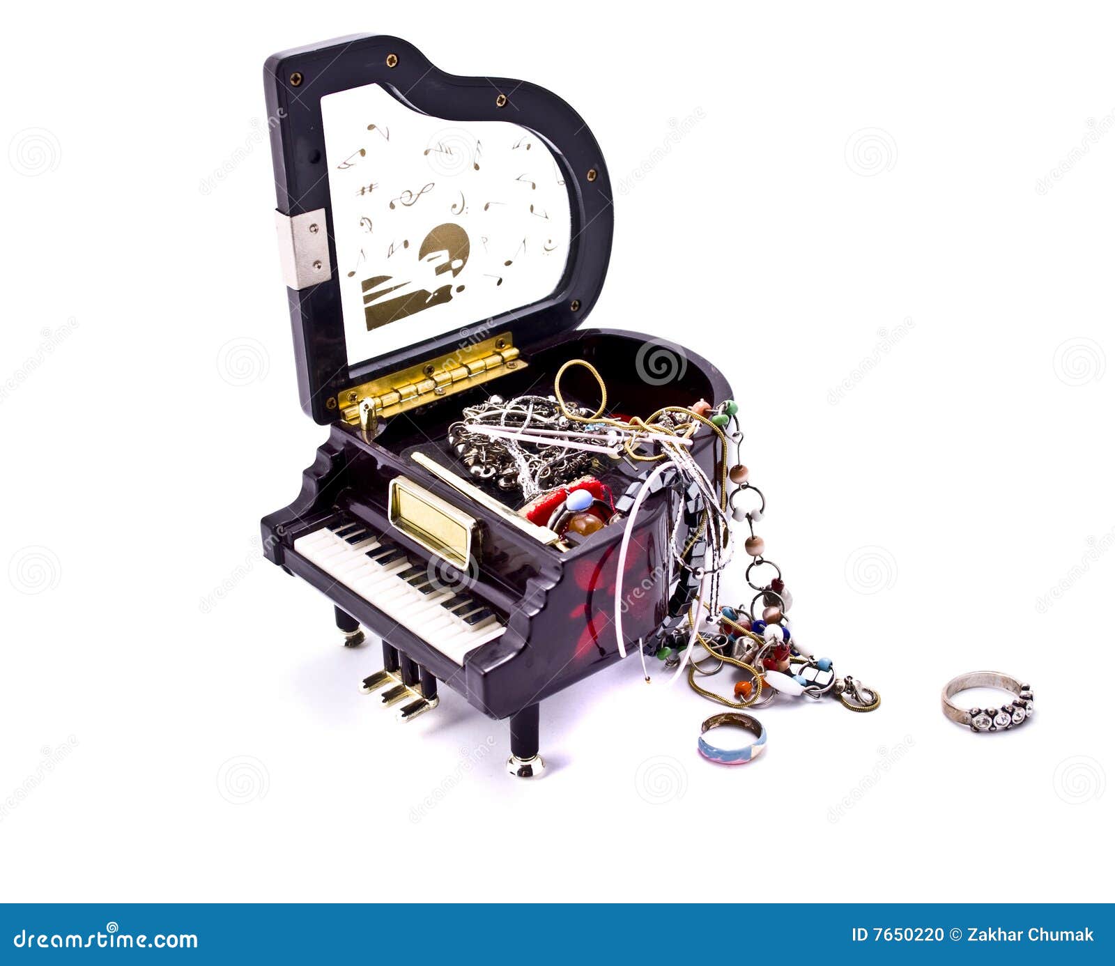 Jewelry box piano stock photo. Image of jeweller, inheritance 7650220